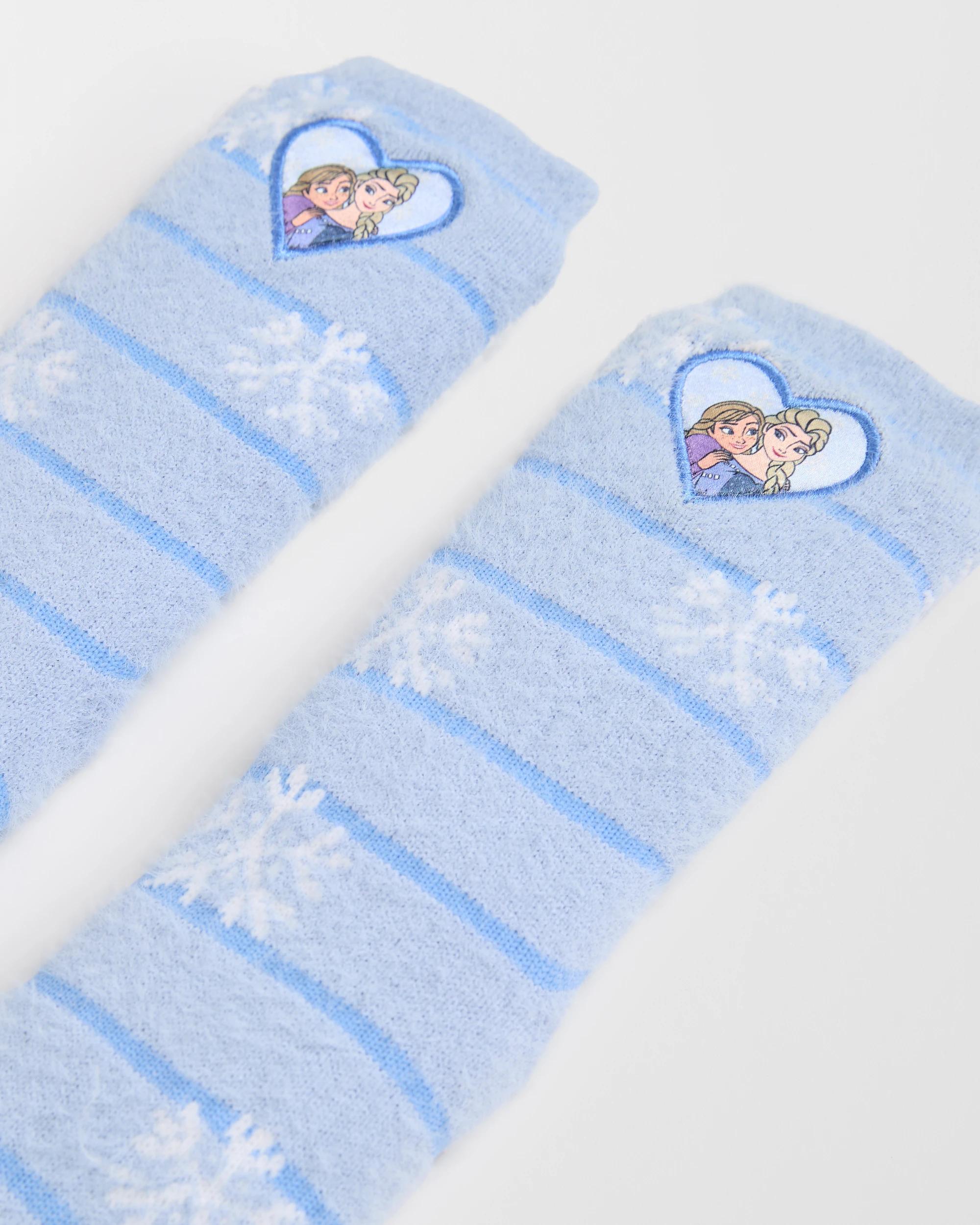 2 Disney Frozen Sherpa Lined Home Socks FROZEN, 2 of 4