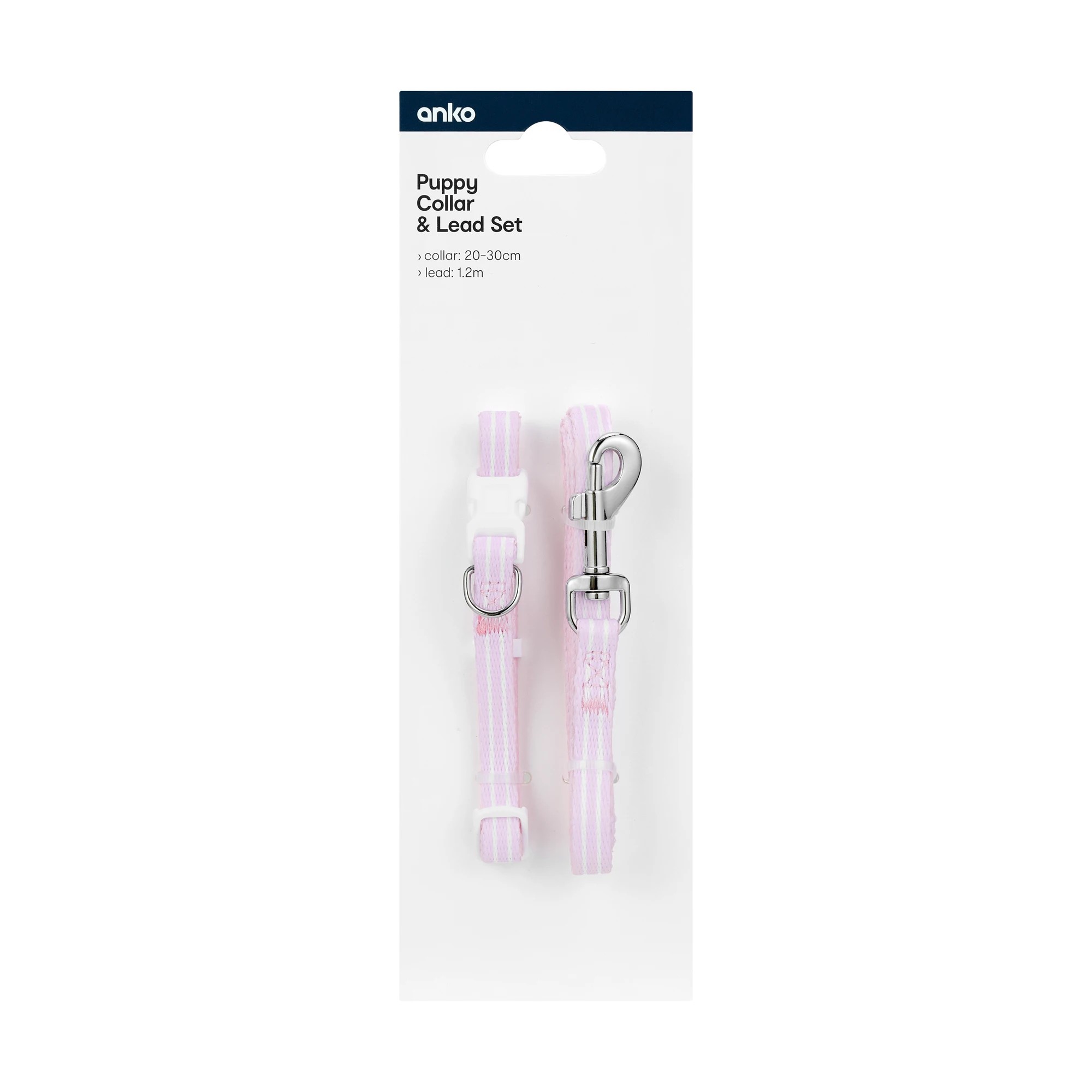 5 Puppy Collar & Lead - Pink, 5 of 5