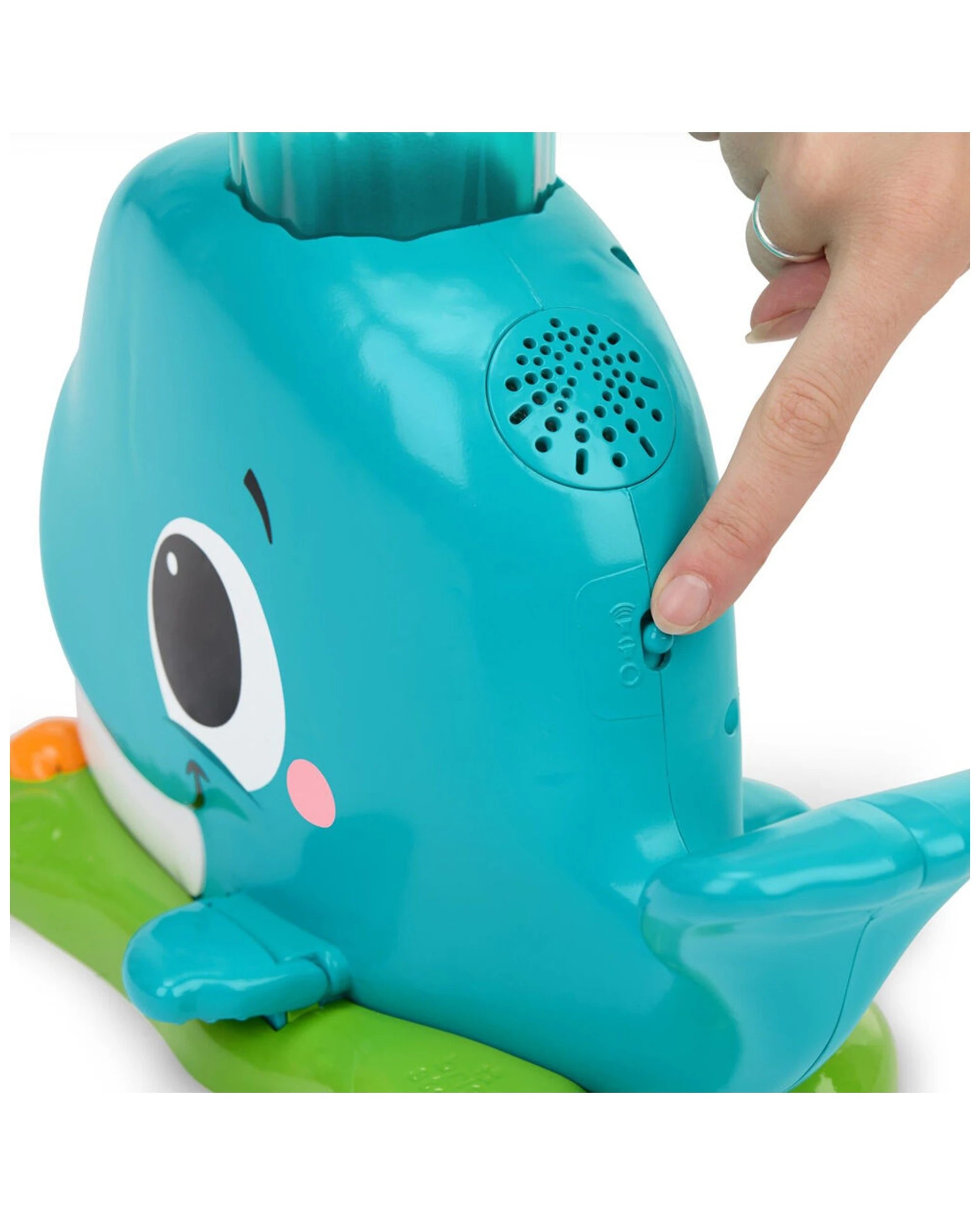 6 Bright Starts Silly Spout Whale Ball Popper Lights And Sounds 6m Plus Baby Toy - Blue, 6 of 8