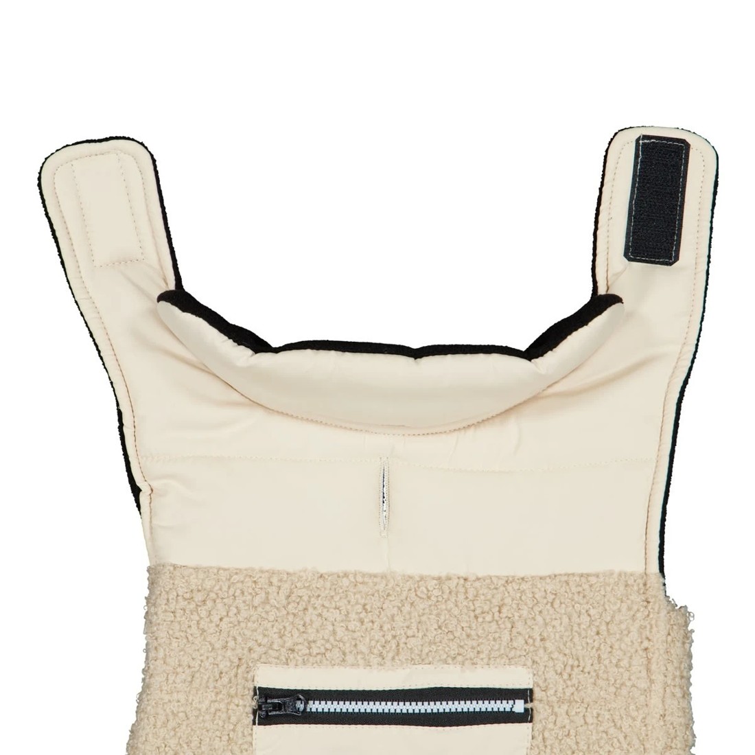 9 Pet Puffer Vest - Small, Cream, 9 of 10
