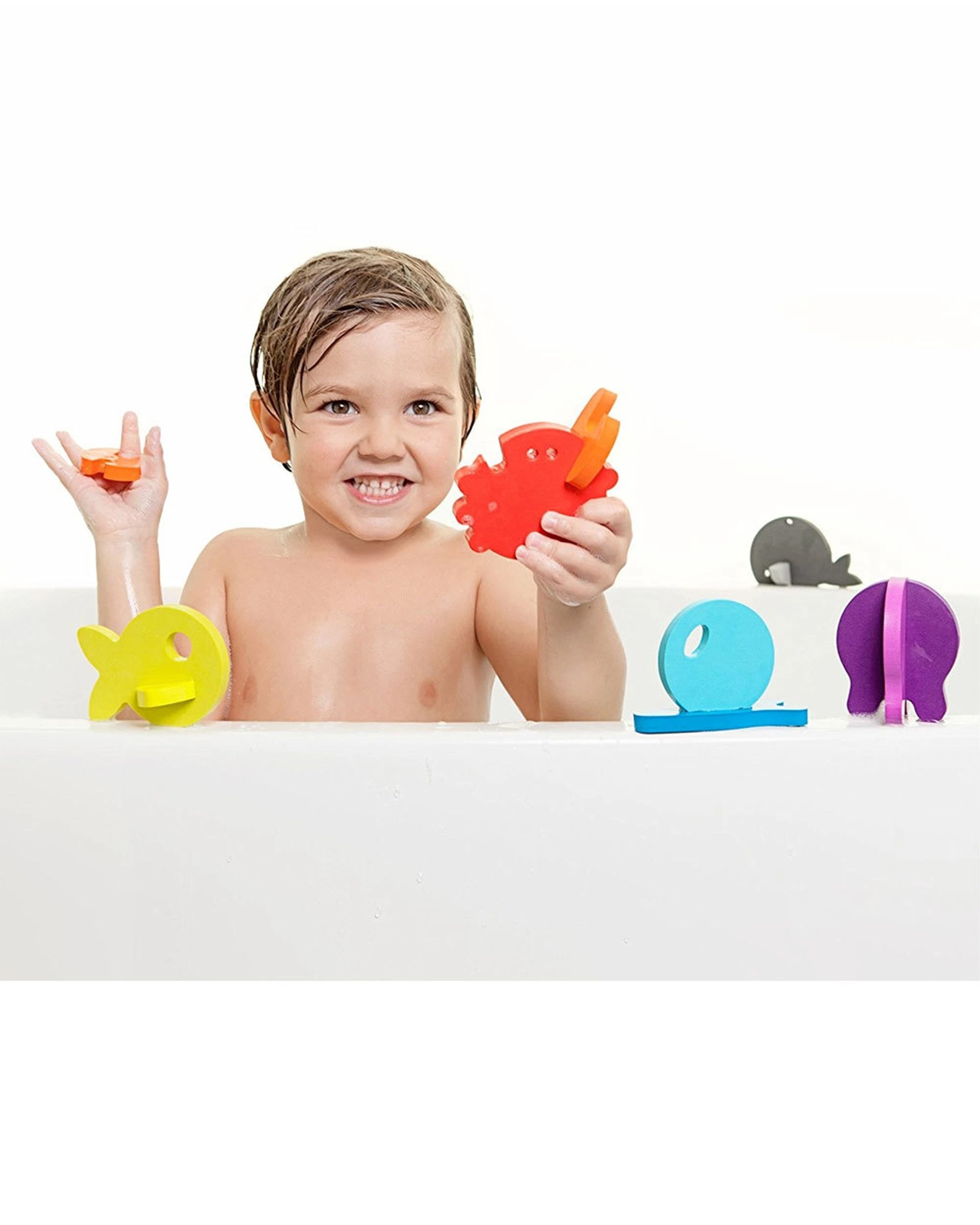 4 Boon Links 11pc 3D Foam Animal Bath Tub Puzzles - Multi, 4 of 4
