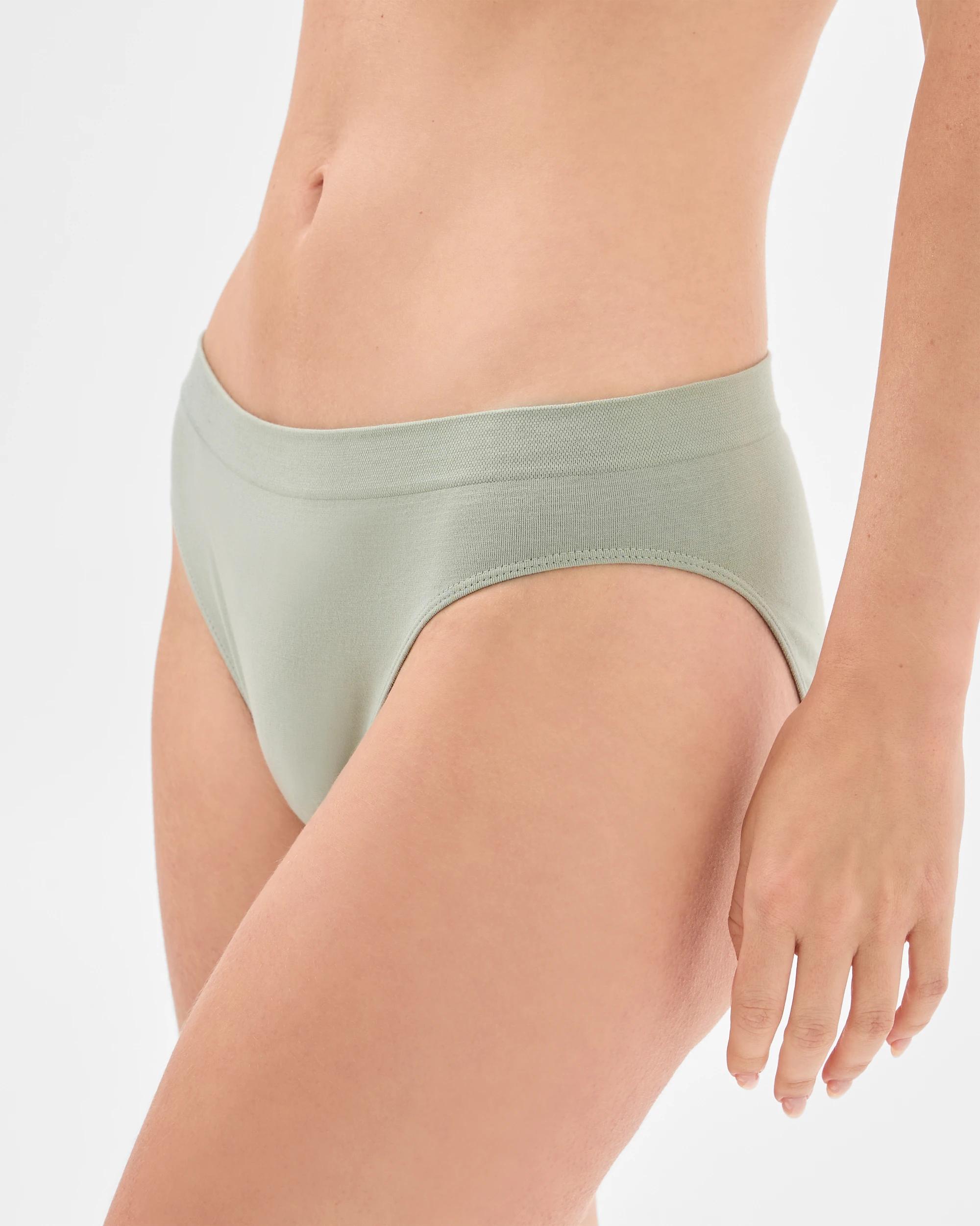 4 Target Australian Cotton Blend 2 Pack Seamfree Bikini Briefs CHINOISE GREEN, 4 of 5