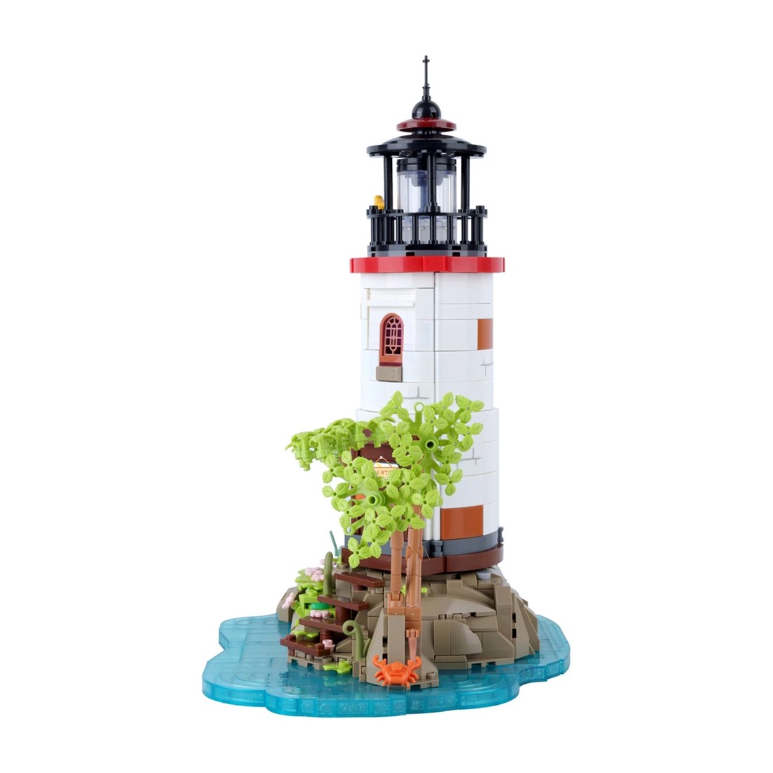3 1312 Pieces Mini Blocks Building Series: Lighthouse, 3 of 4
