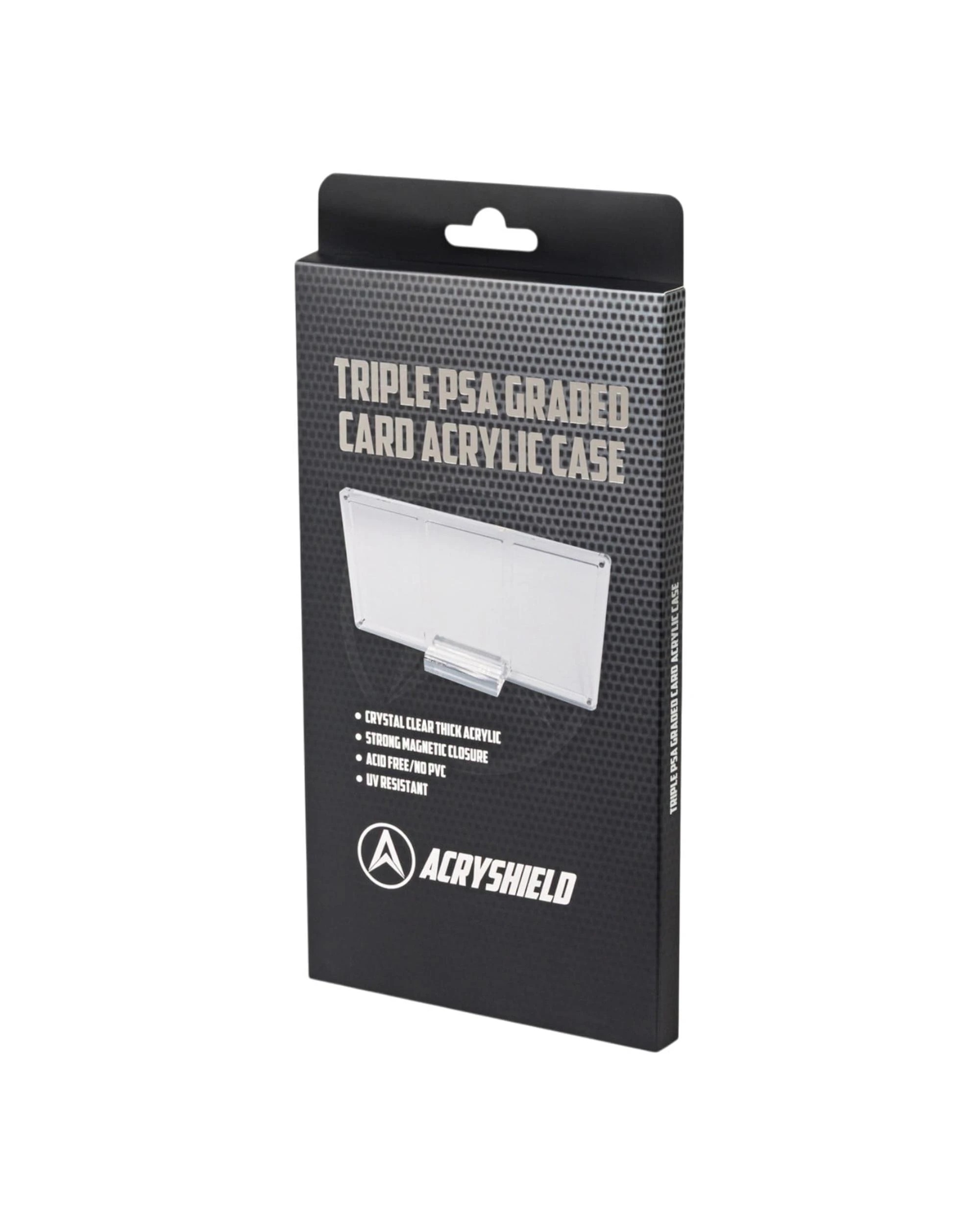 1 AcryShield Triple PSA Graded Card Acrylic Display Case with Stand, 1 of 7