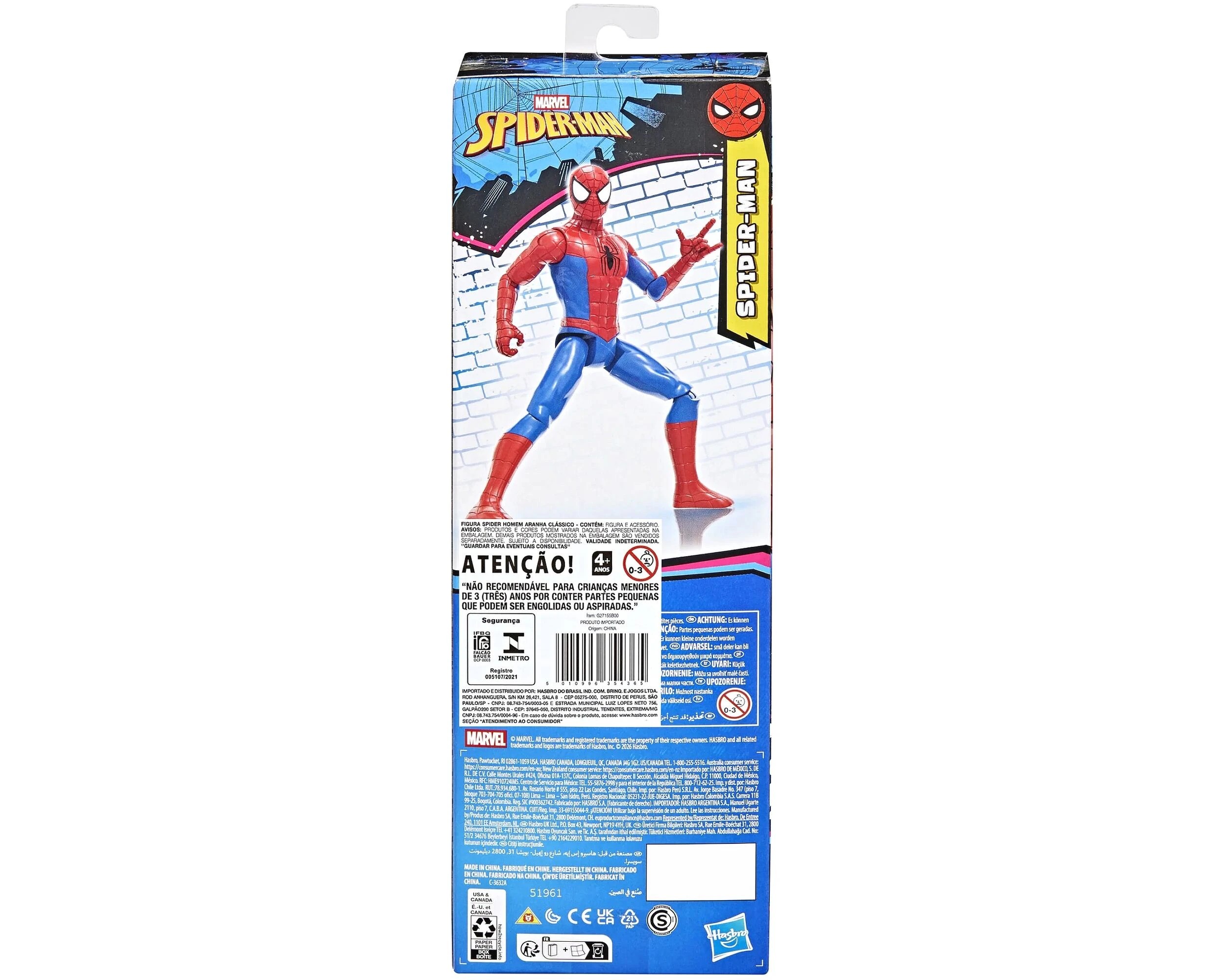Spider-Man - Titan Series Marvel Spider-Man Figure - Hasbro - Multi ...