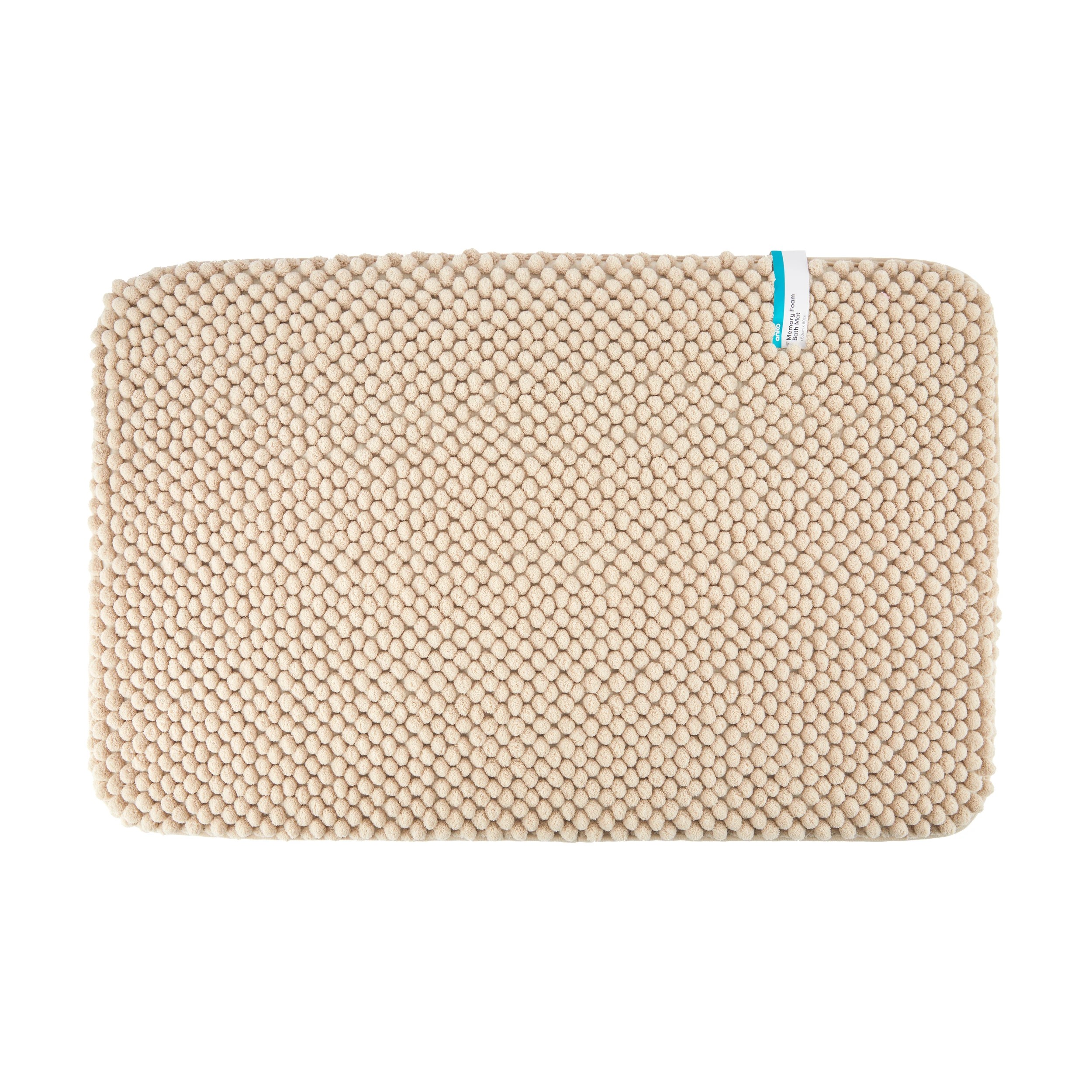 5 Memory Foam Bath Mat - Natural, 5 of 5