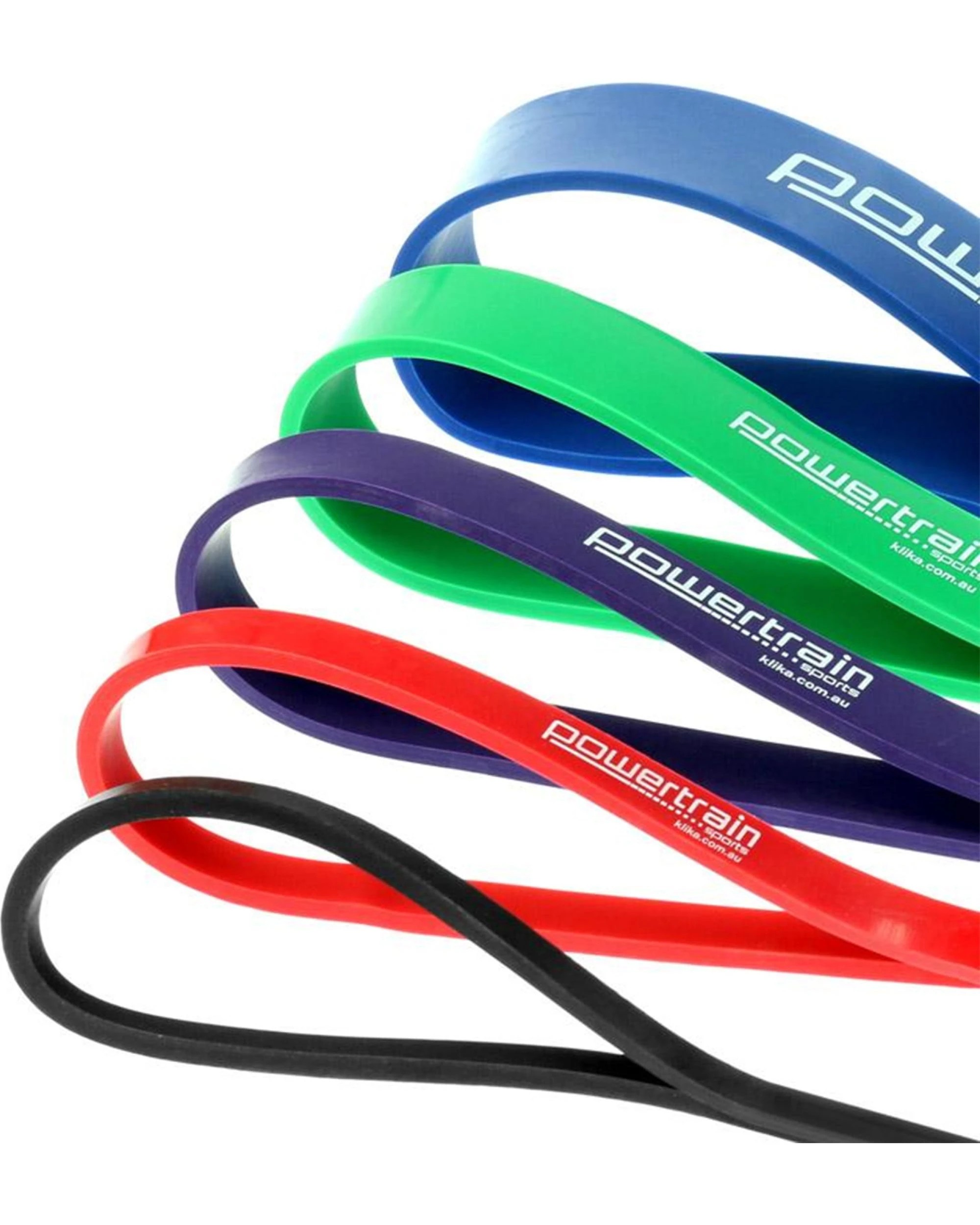 6 Powertrain Home Gym Workout Resistance Exercise Band - 5 Pieces, 6 of 10