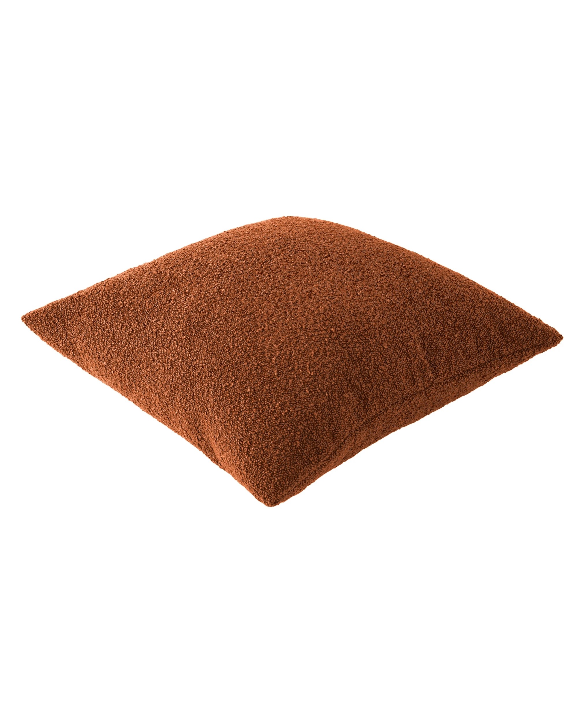 3 Cadence & Co. Blake Boucle Cushion 50x50cm - Rust, 3 of 6