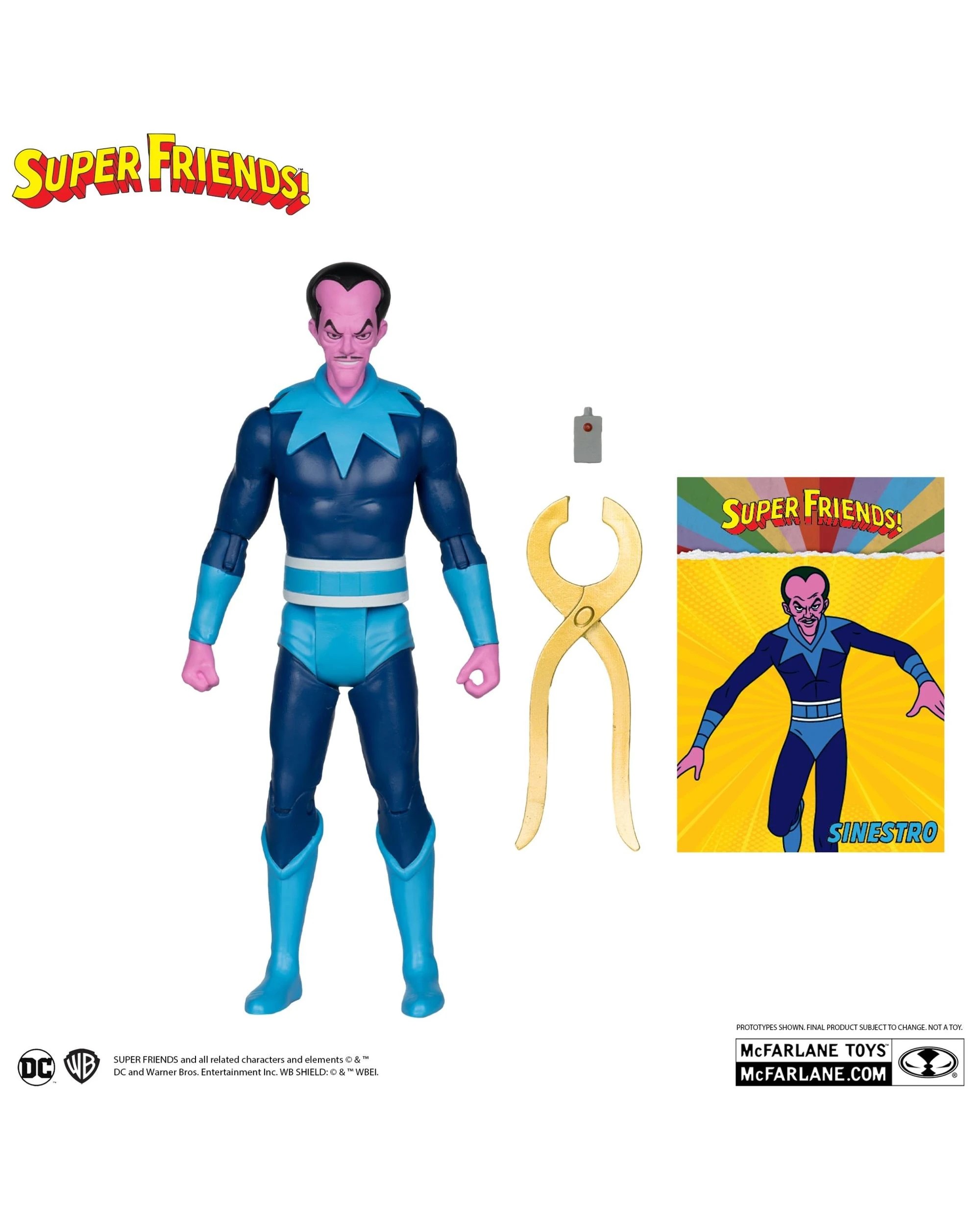 2 DC Comics Retro Super Friends Sinestro 6 inch Action Figure, 2 of 8