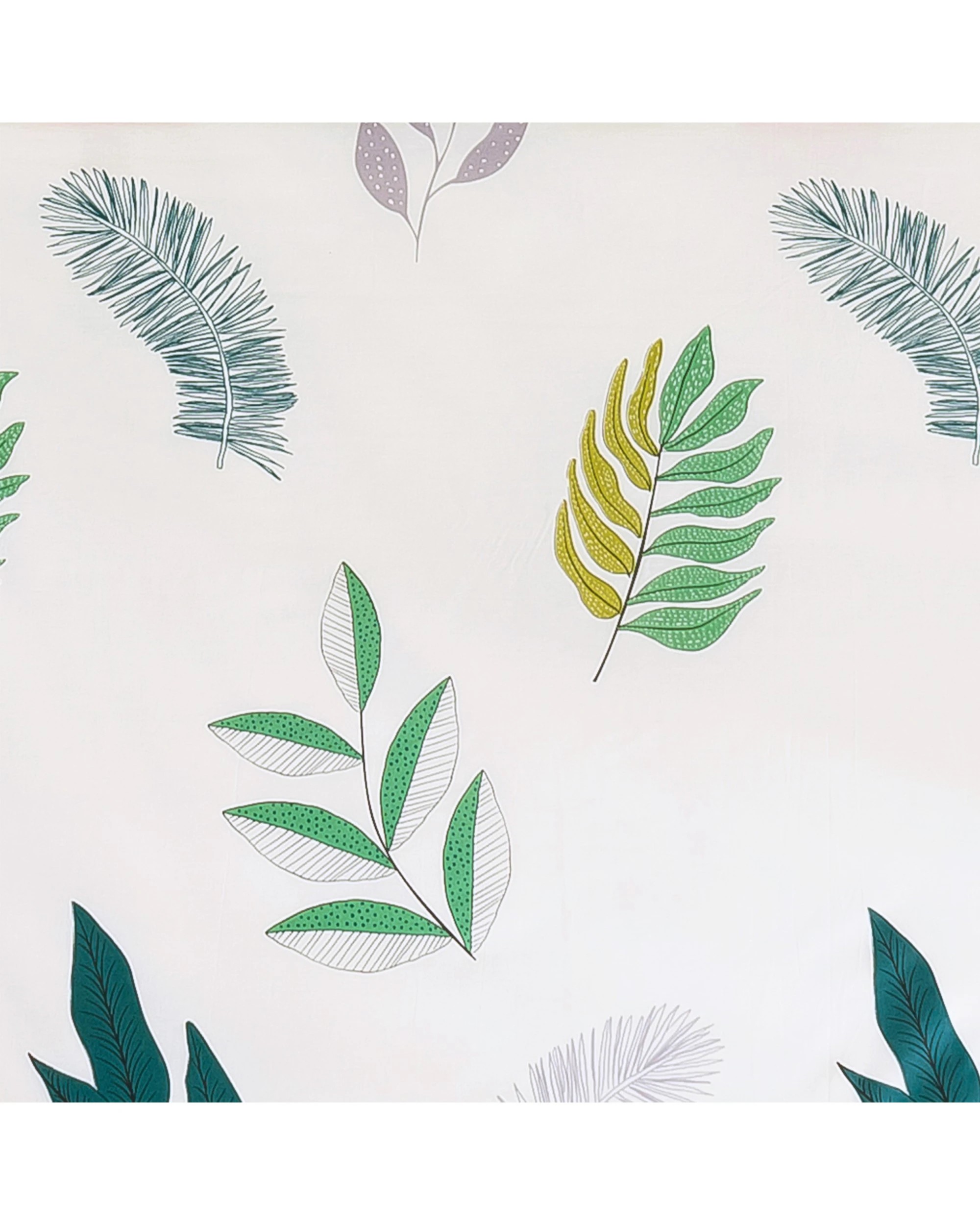 3 Dreamaker Fern 100% Cotton Quilt Cover Set - King Single Bed - Floral and Botanical, 3 of 5