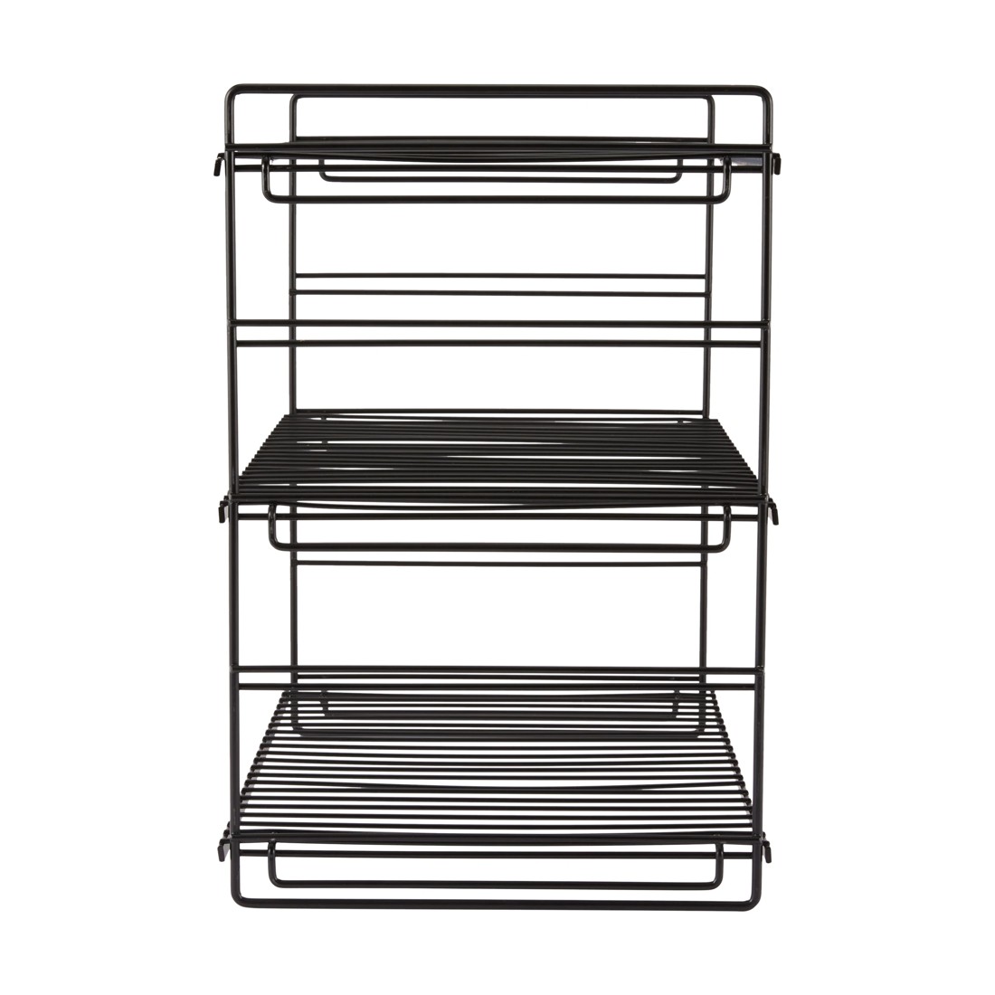 3 Black Wire 3 Tier Shelf, 3 of 7