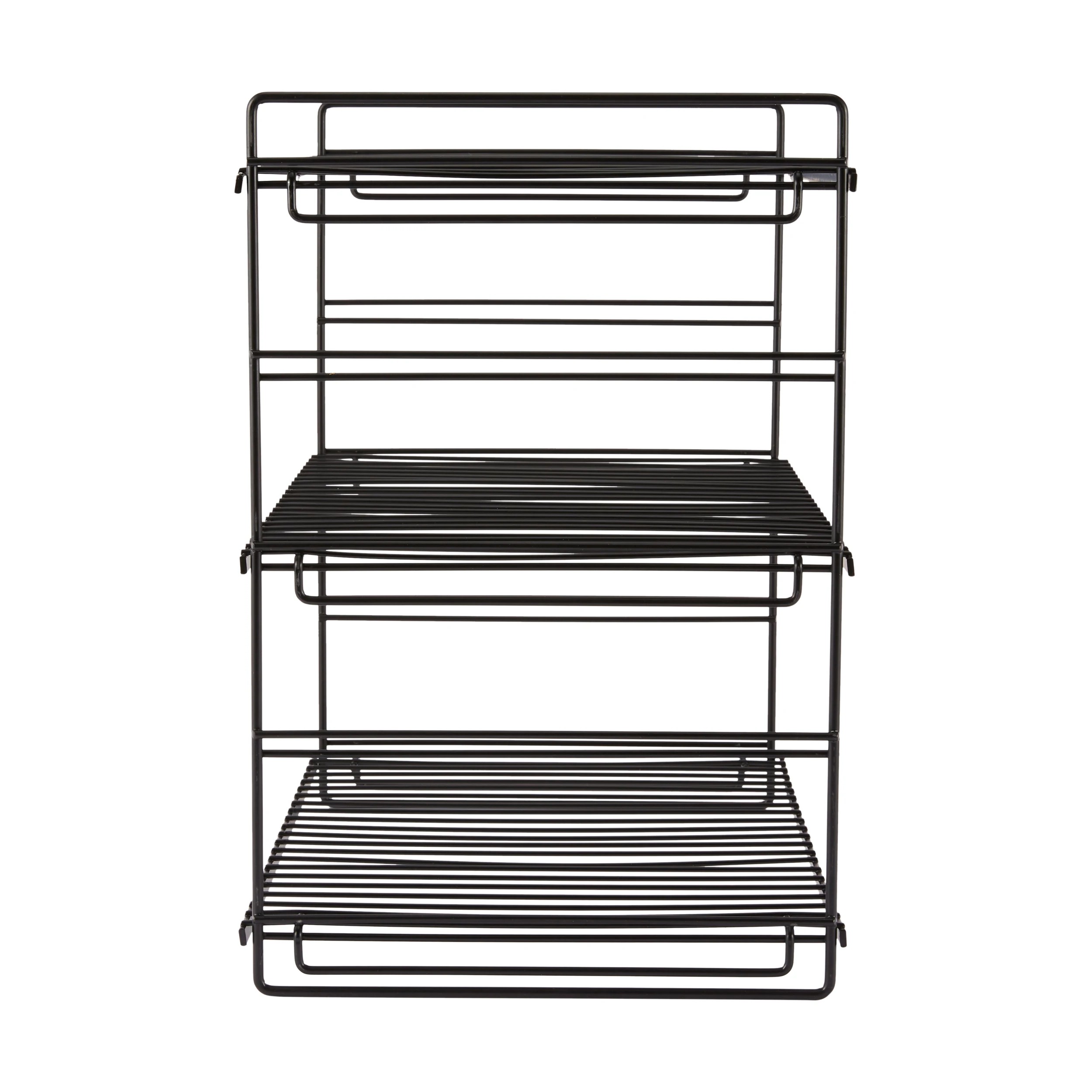 3 Black Wire 3 Tier Shelf, 3 of 7