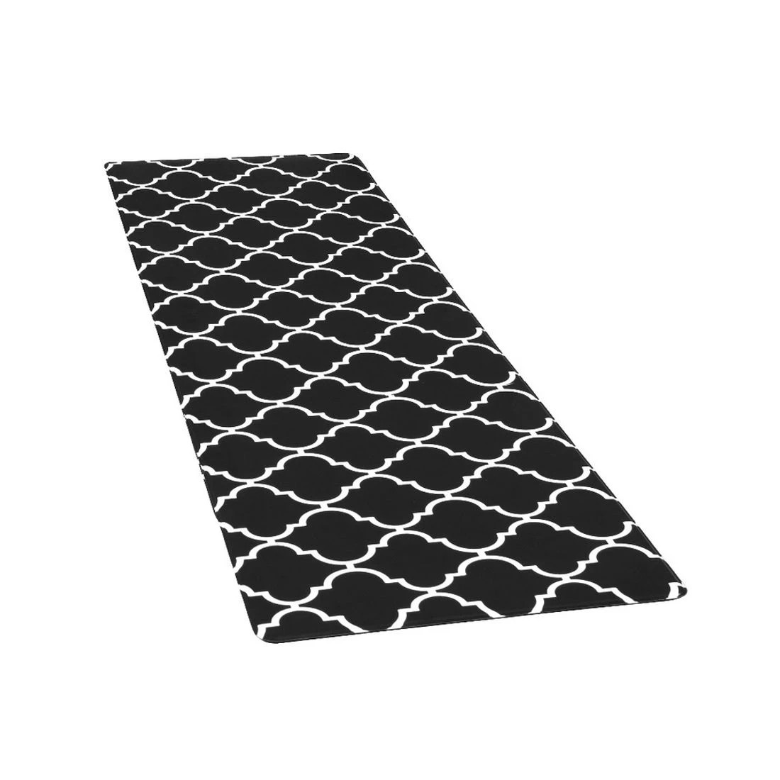 4 Artiss Kitchen Mat 45x150cm PVC Floor Rug Carpet Non-slip Gina
 - black, 4 of 6