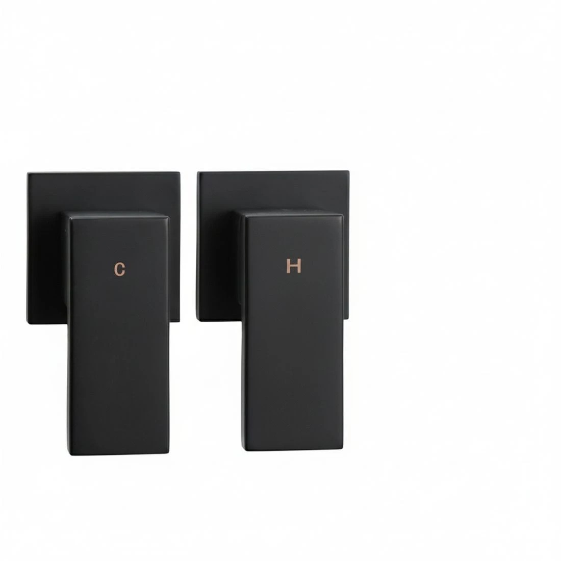 5 Cefito 9'' Rain Shower Head Set Handheld Round High Pressure Twins Tap - Black, 5 of 5