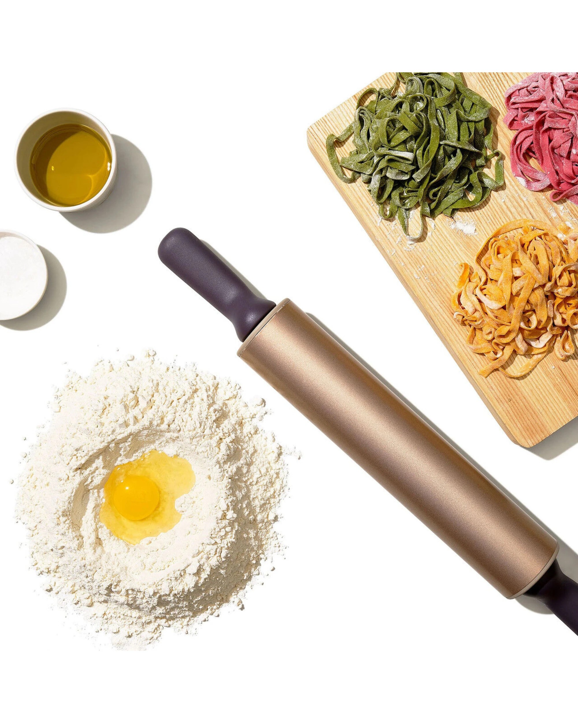 6 OXO Rolling Pin with Non-Stick Surface and Ergonomic Handles for Pastry, 6 of 6