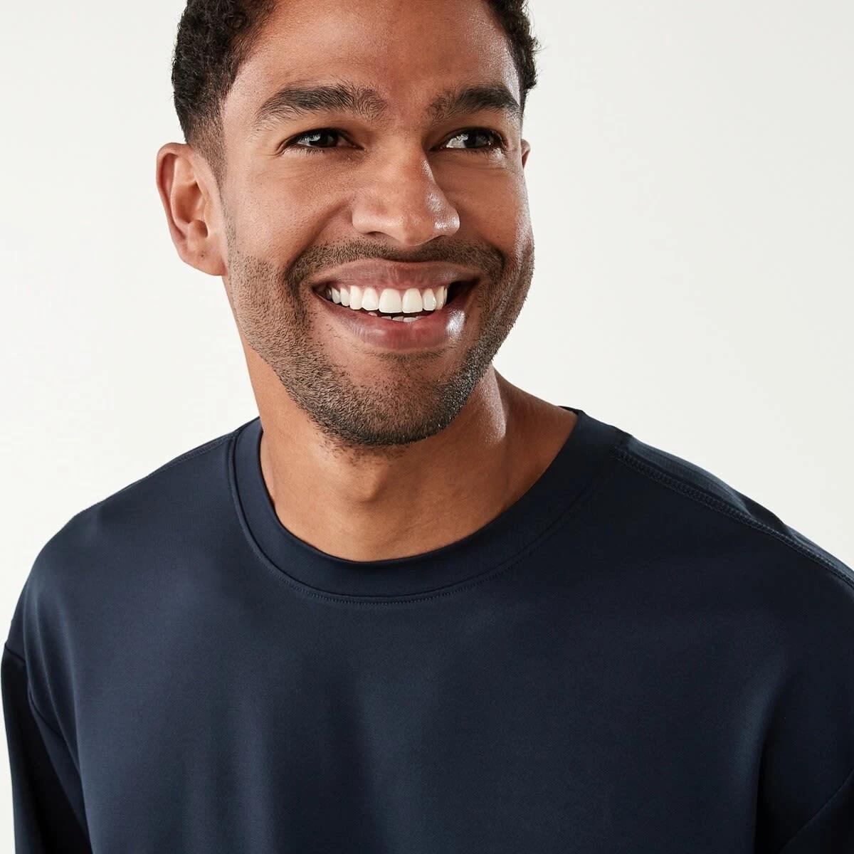 4 Active Mens Boxy Performance T-shirt Shade Navy, 4 of 6