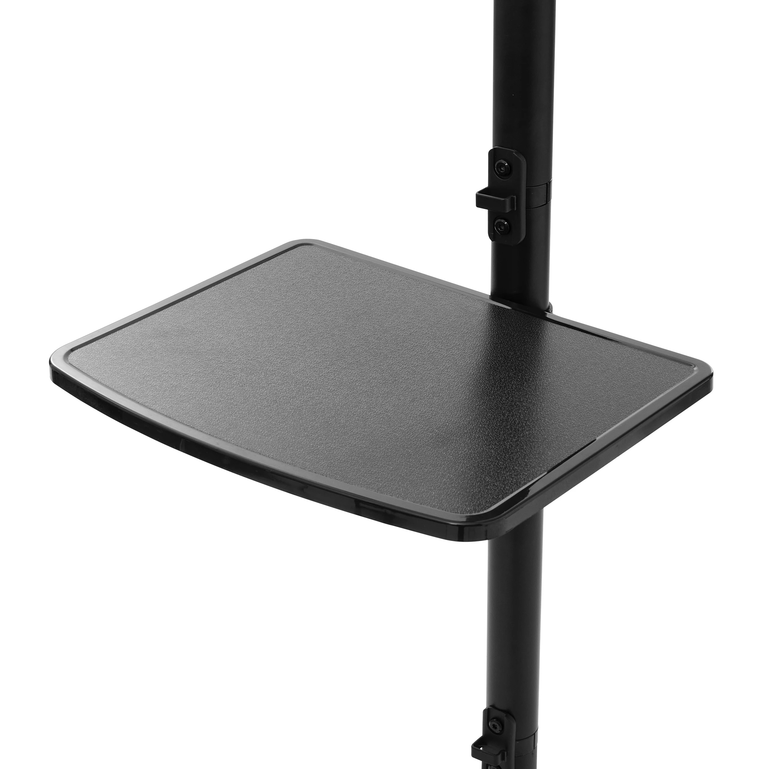 7 Rolling TV Stand - Black, 7 of 10