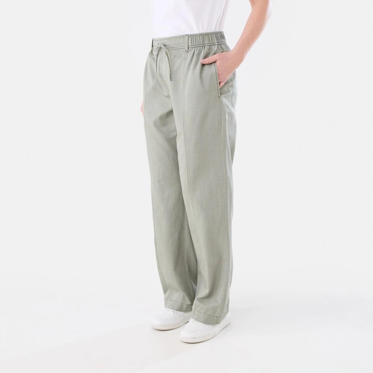 2 Relaxed Wide Leg Pants LIGHT KHAKI, 2 of 5