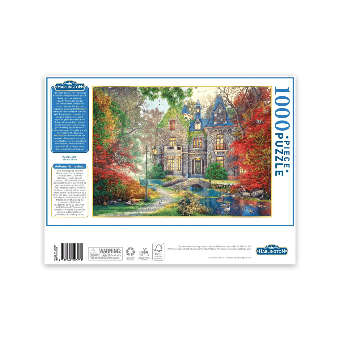 4 Harlington 1000 Piece Jigsaw Puzzle - Castles & Cottages - Assorted* - Multi, 4 of 10