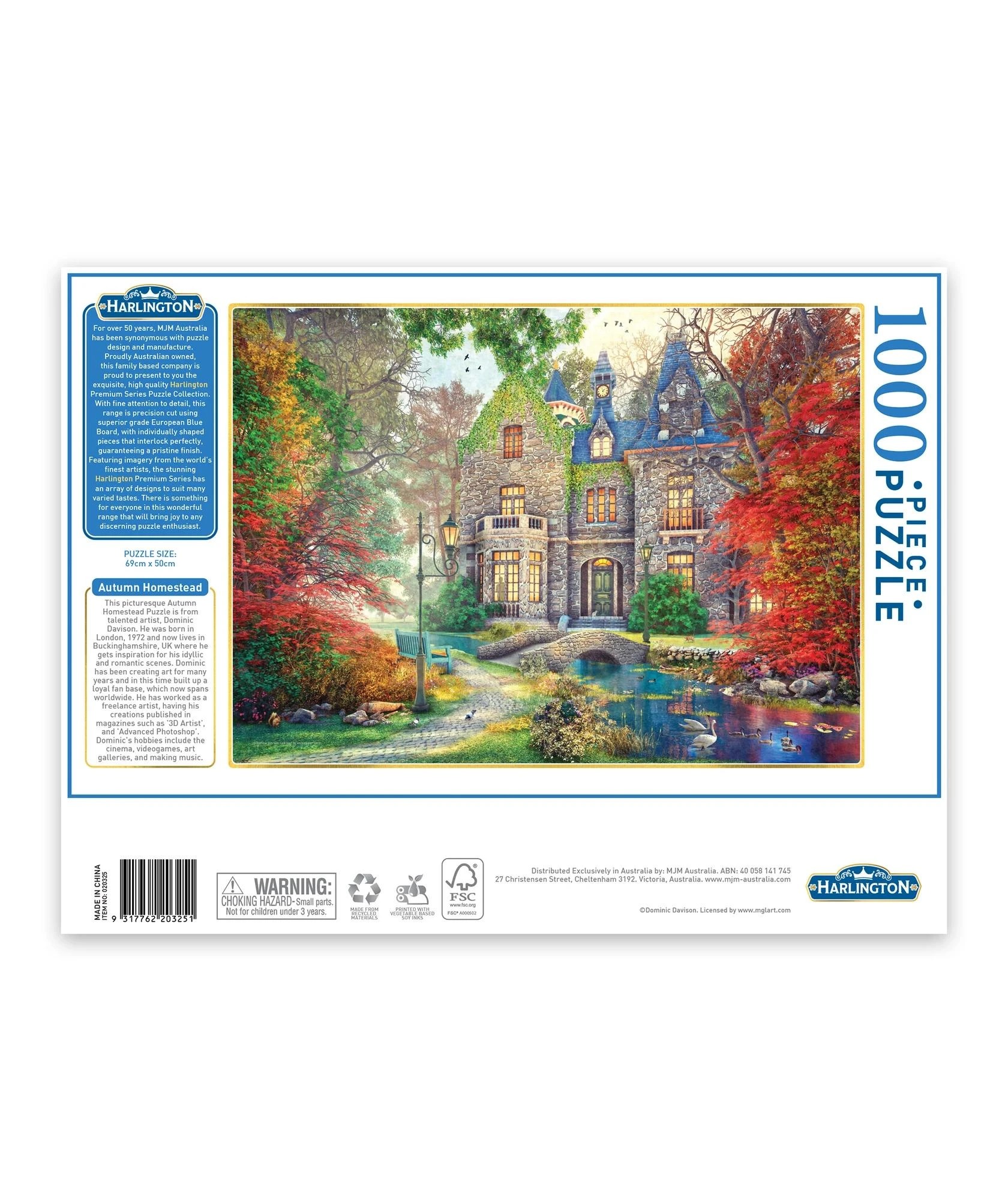 4 Harlington 1000 Piece Jigsaw Puzzle - Castles & Cottages - Assorted* - Multi, 4 of 10