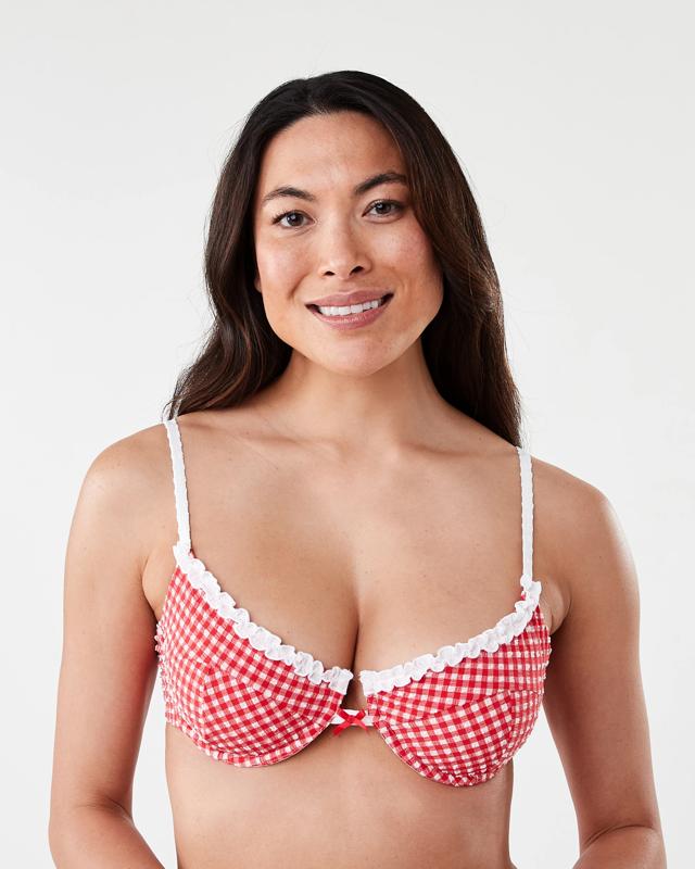 Gingham Balconette Bikini