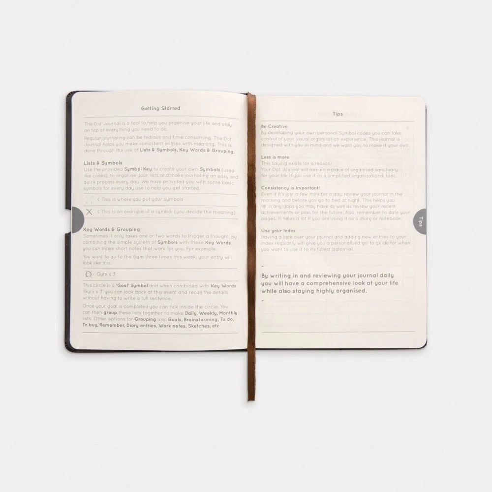 3 Otto A5 The Dot Journal Brown, 3 of 8