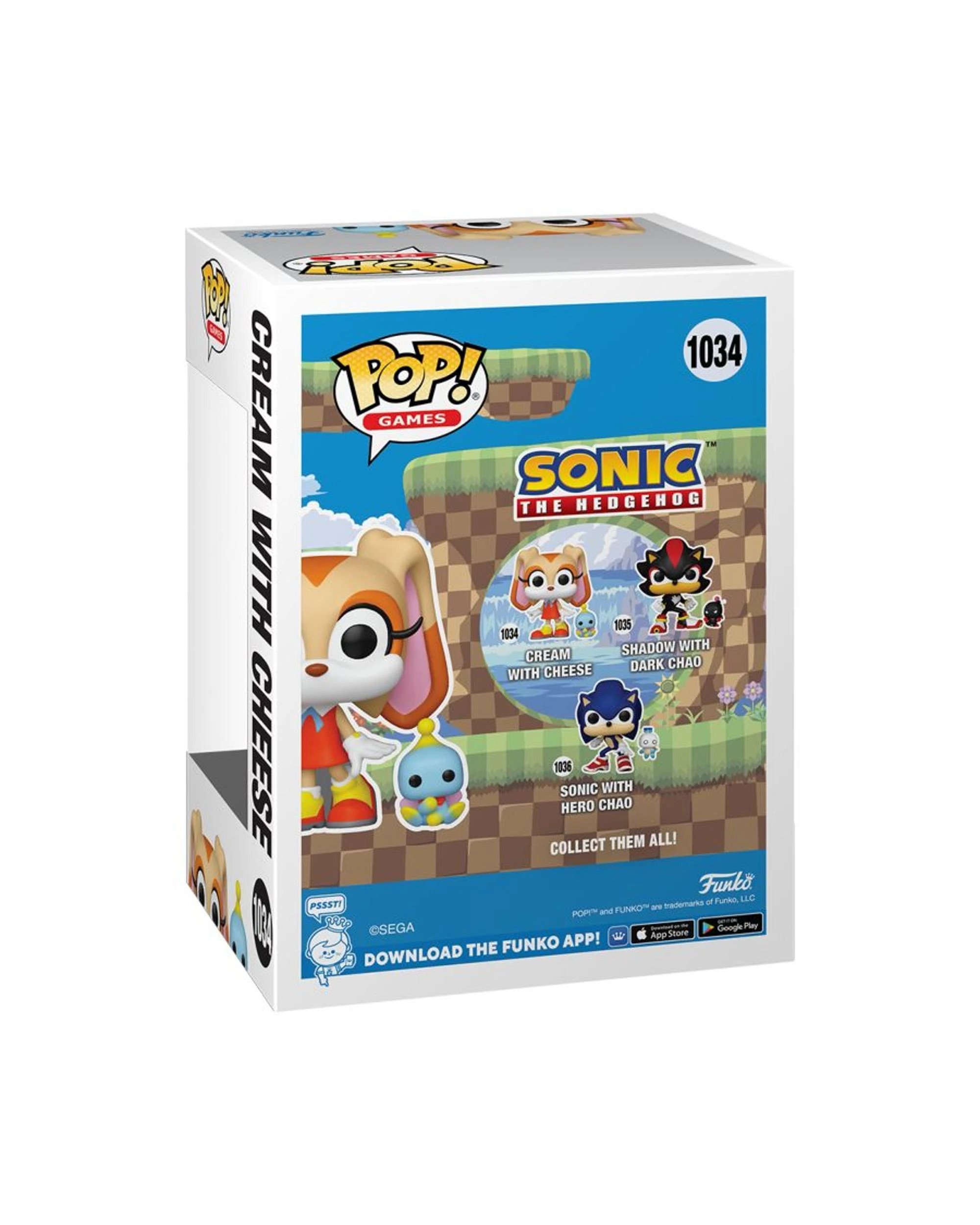 3 Funko Sonic the Hedgehog Cream with Cheese Funko POP! Vinyl, 3 of 3