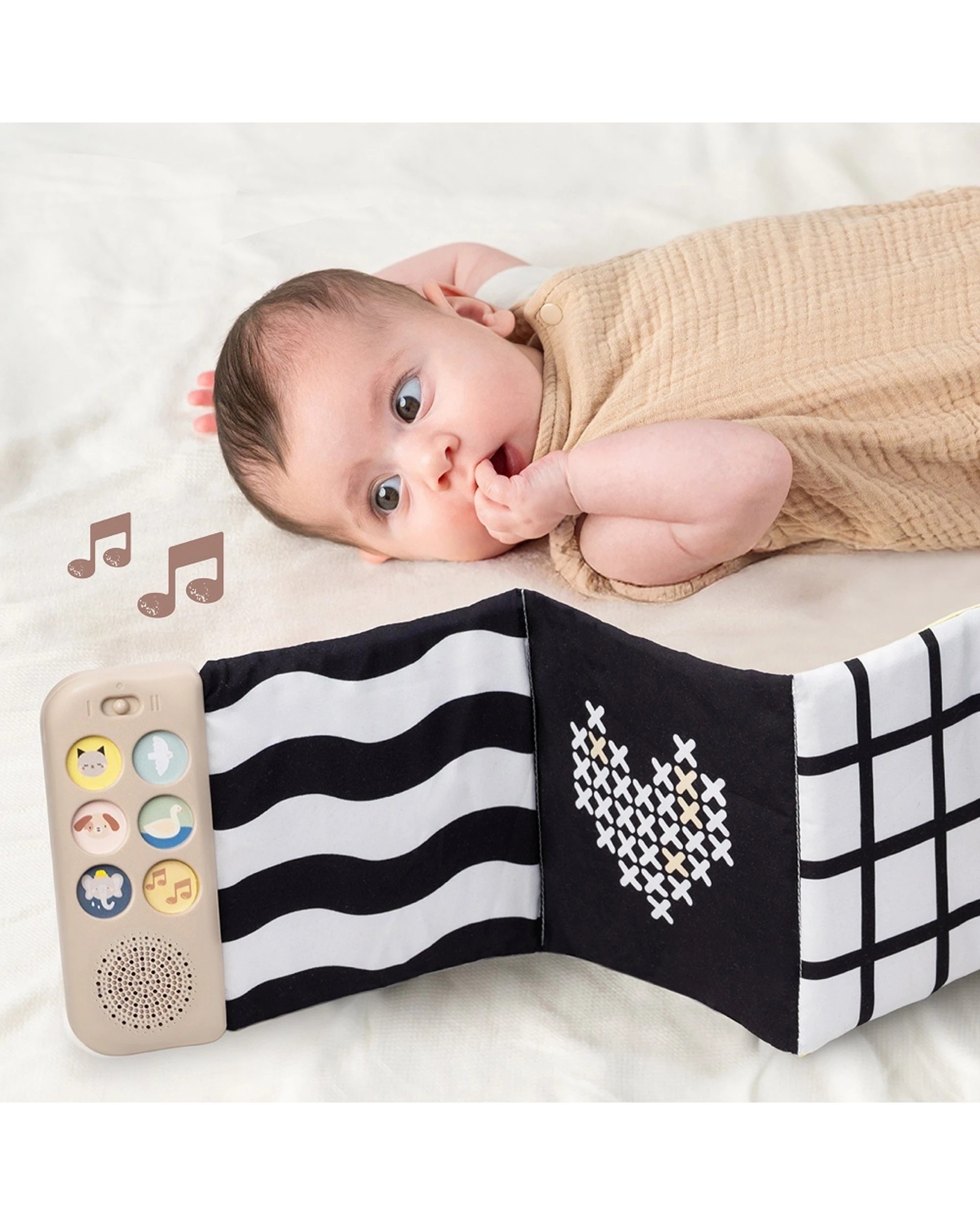 5 Taf Toys Soothing Sounds Book Baby Fabric Interactive Musical Toy - Multi, 5 of 6