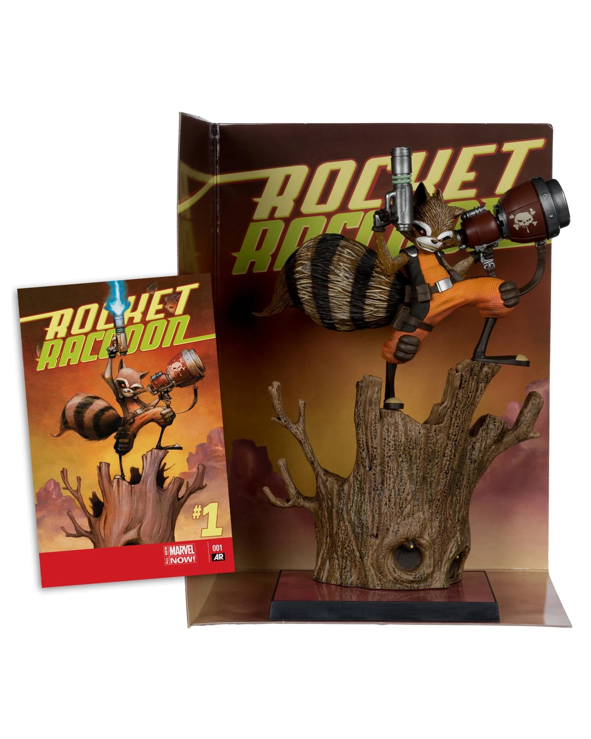 1 Marvel Rocket Raccoon #1 Chasing Tale 1:6 Scale Figure, 1 of 10