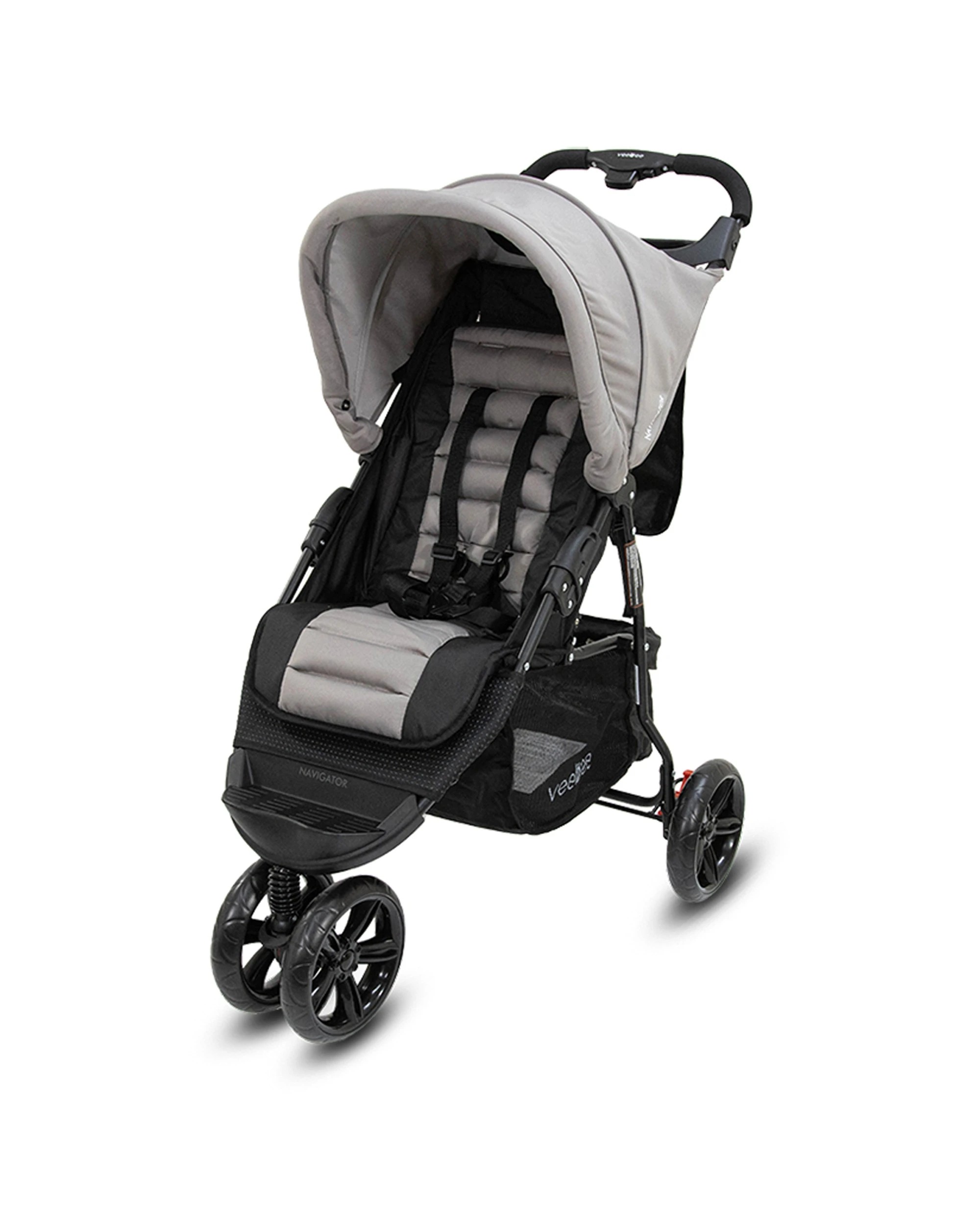 2 Vee Bee Navigator Foldable Stroller Pram Suitable From Birth Fauna 100cm
 - Grey, 2 of 9