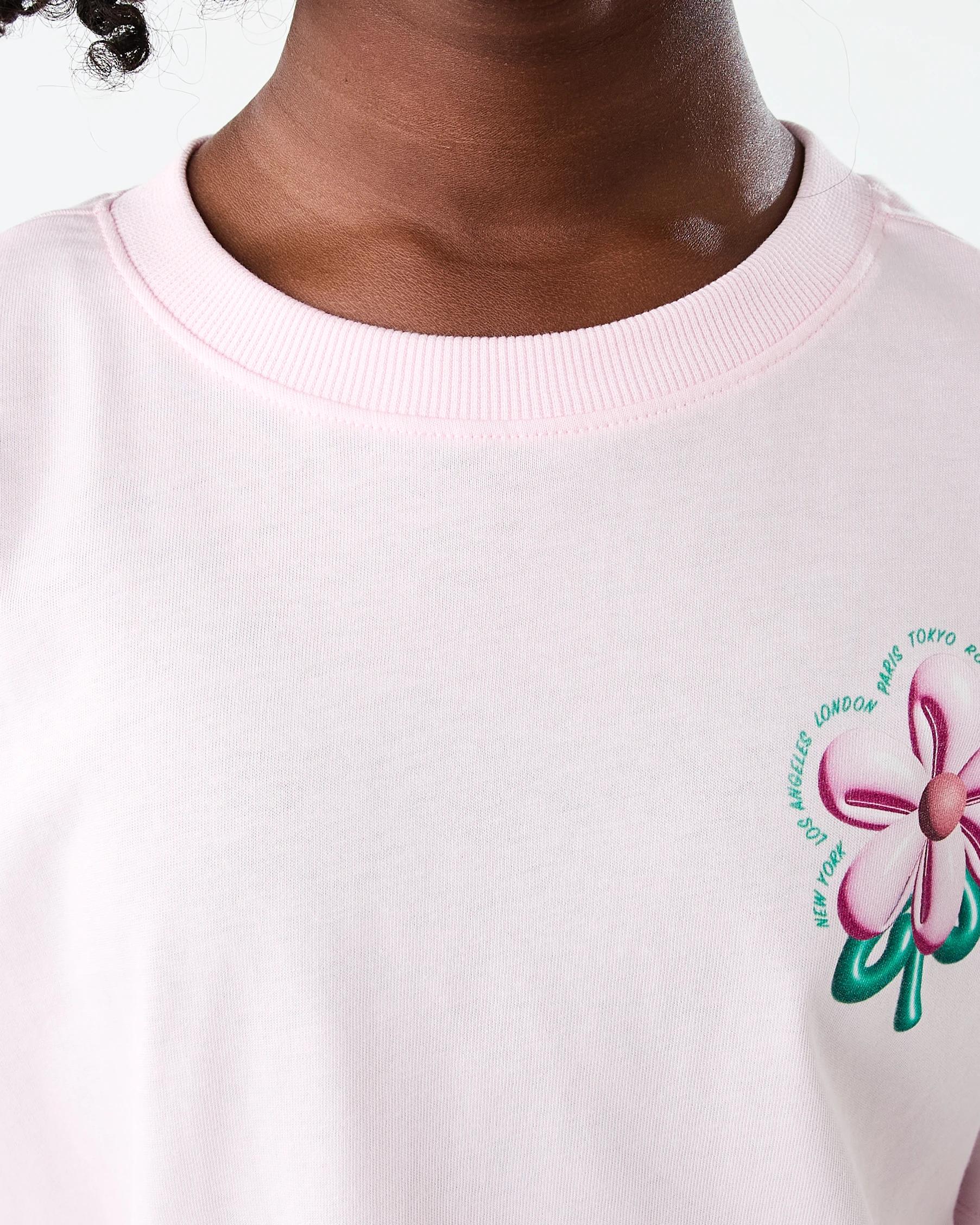 4 Oversized T-shirt Pnk Flower, 4 of 8