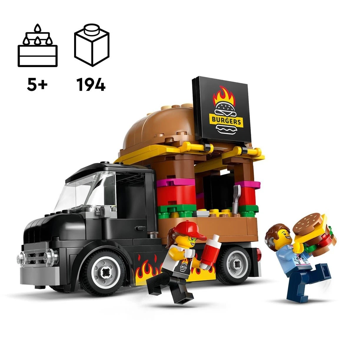 10 LEGO City Great Vehicles Burger Truck 60404, 10 of 11