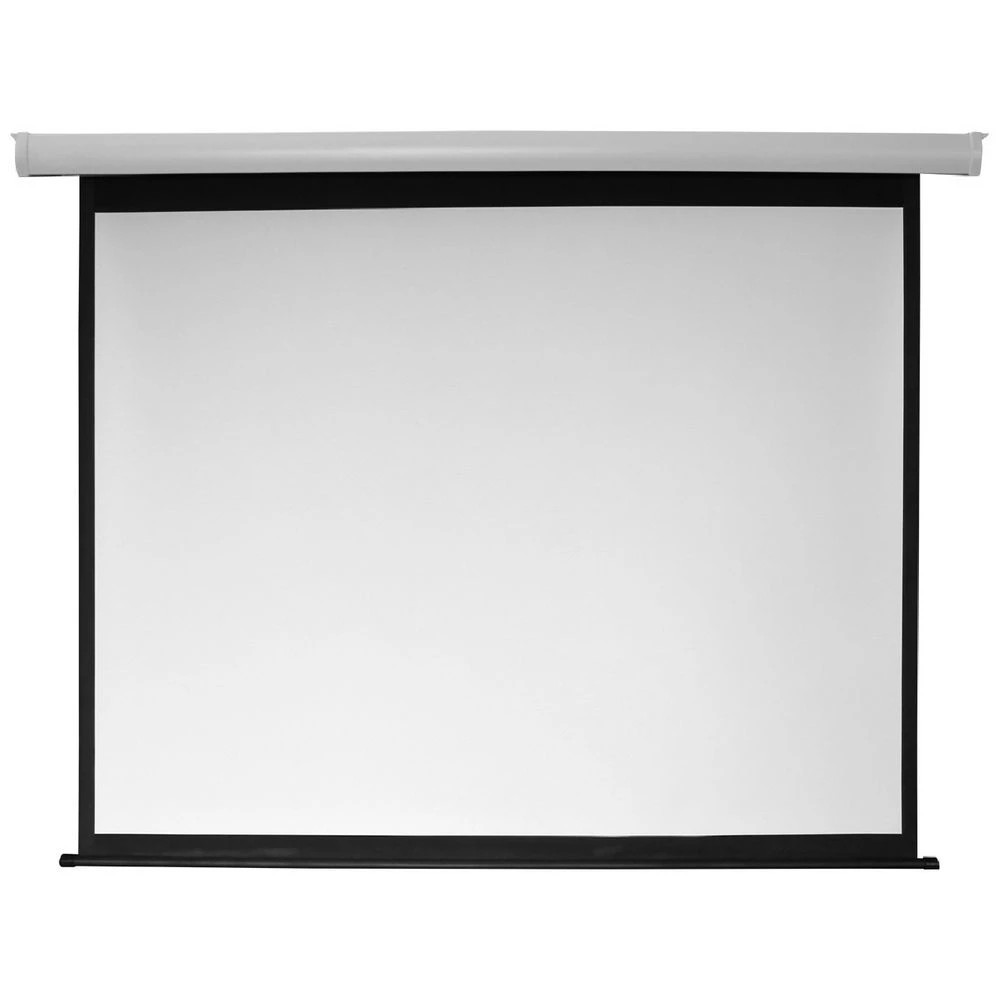 1 Brateck 100" 4:3 Auto-Lock Manual Projector Screen, 1 of 2