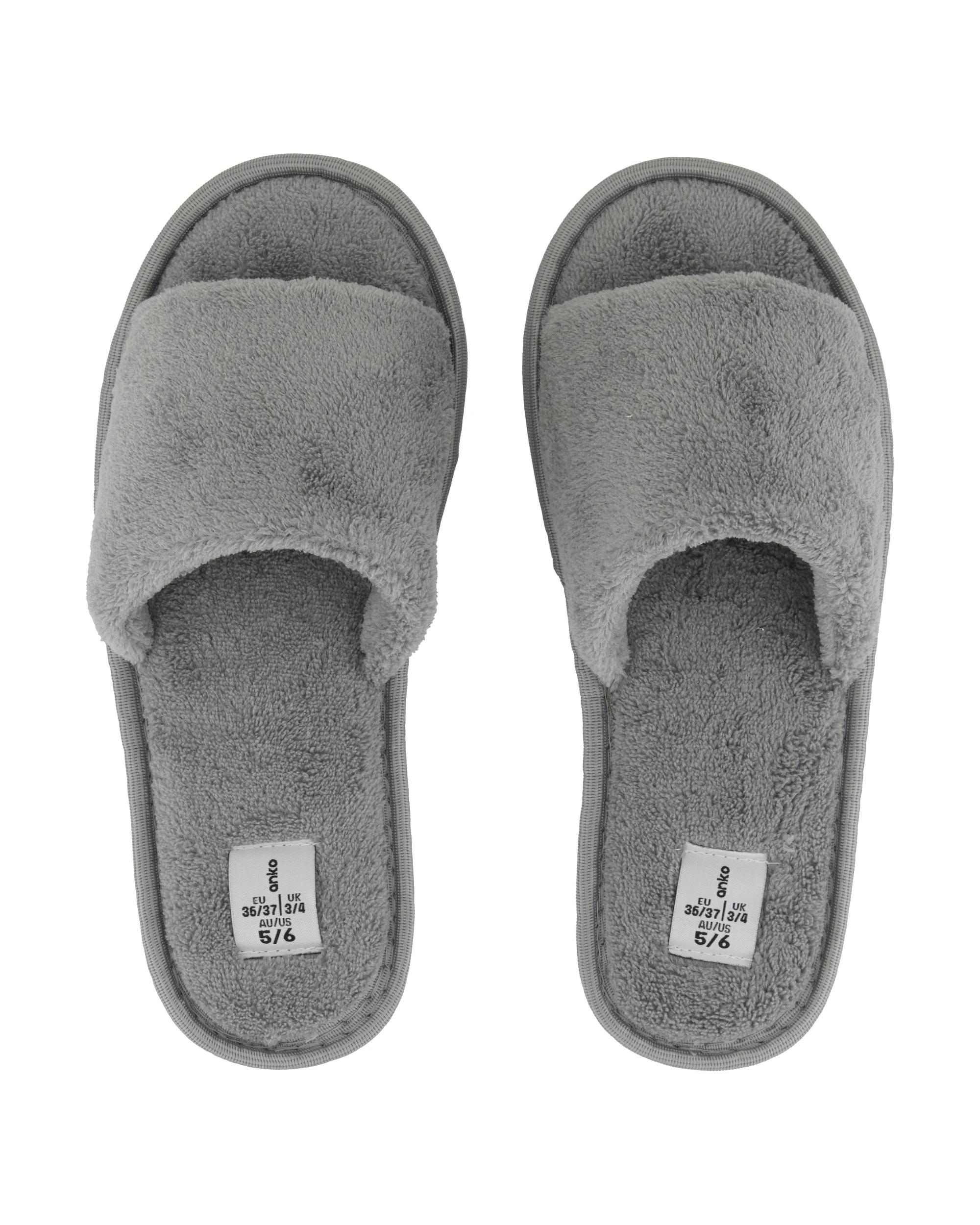 3 Scuff Slippers SOFT LIGHT GREY, 3 of 4