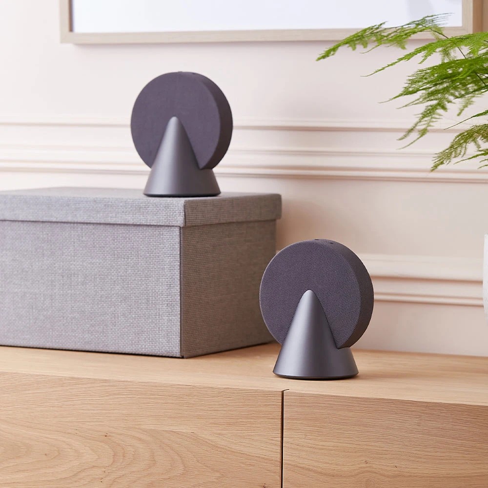 8 Lexon Conic 360 Bluetooth Speaker - Grey - Grey, 8 of 9