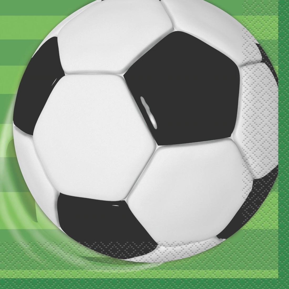 1 Unique Soccer Ball Large Napkins / Serviettes (Pack of 16), 1 of 1