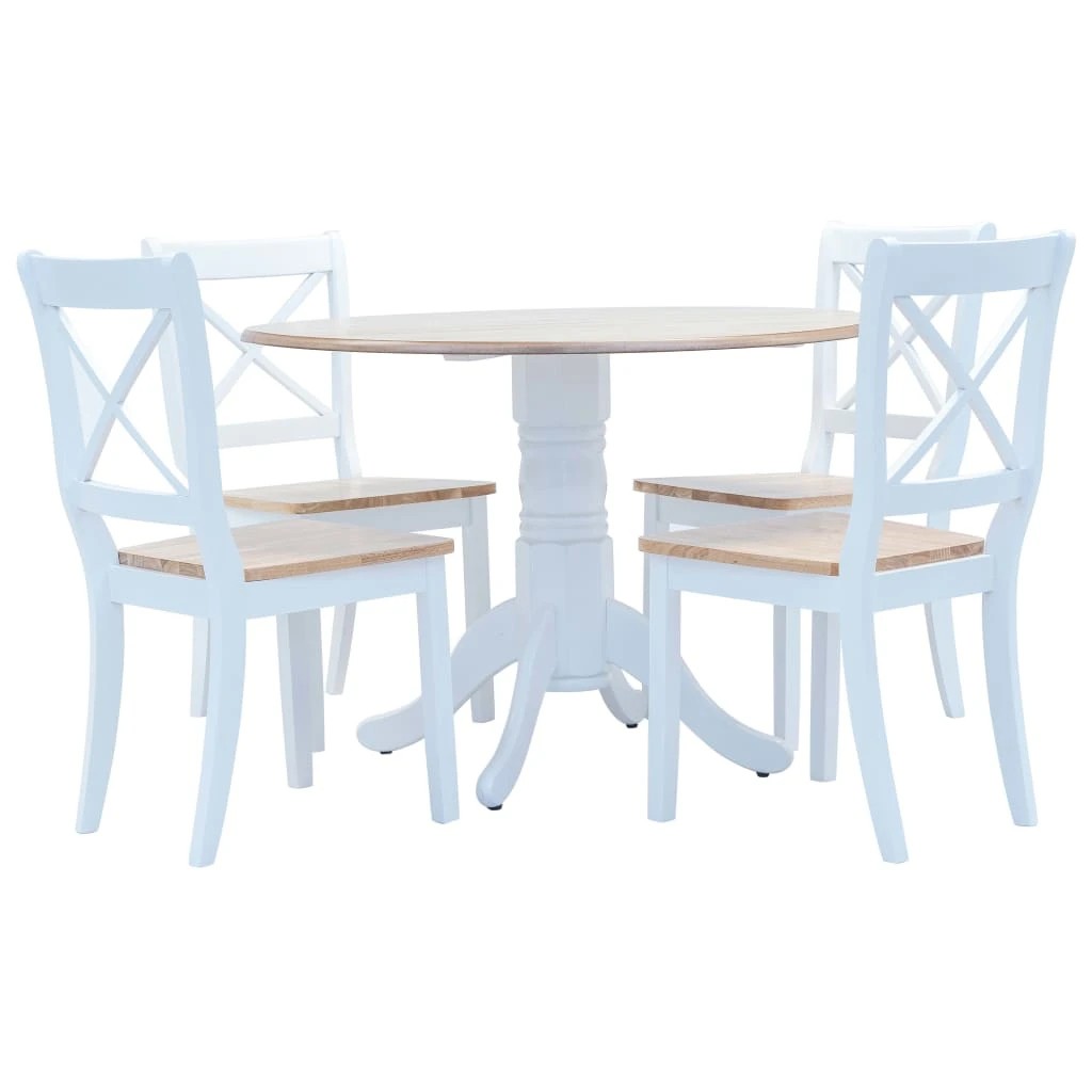 1 Vidaxl Dining Set, Dining Sets - White, 1 of 10
