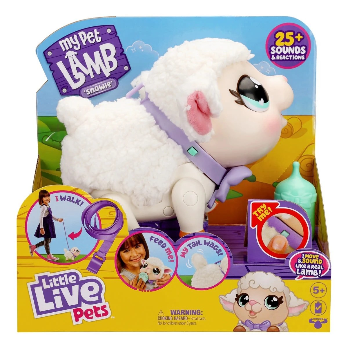 1 Little Live Pets - My Pet Lamb: Snowie, 1 of 9