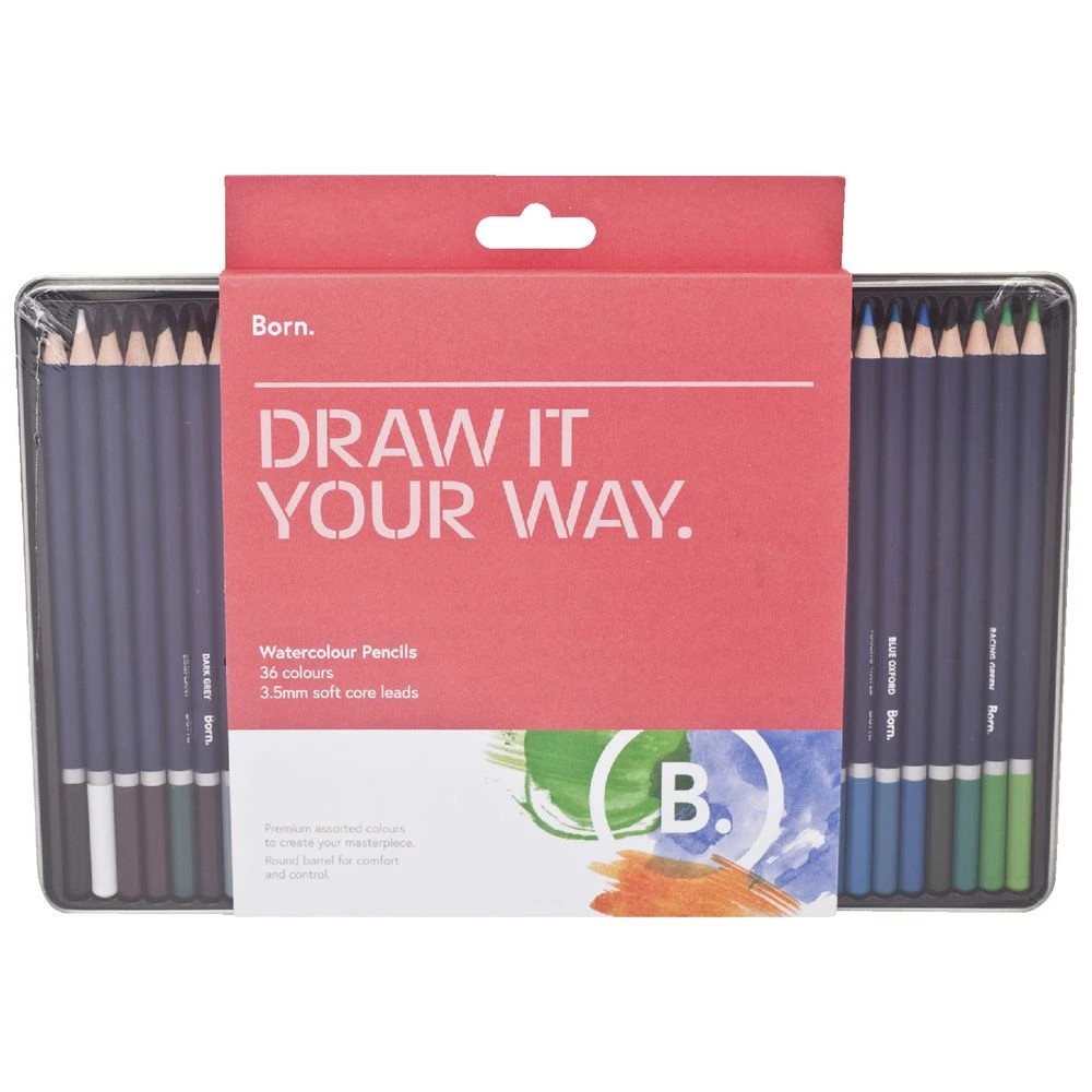 3 Born Watercolour Pencils 36 Pack, 3 of 4