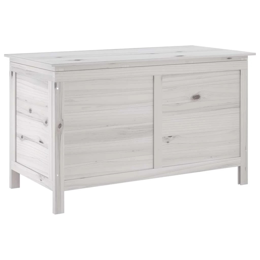 1 vidaXL garden storage box Ample Storage - White, 1 of 9