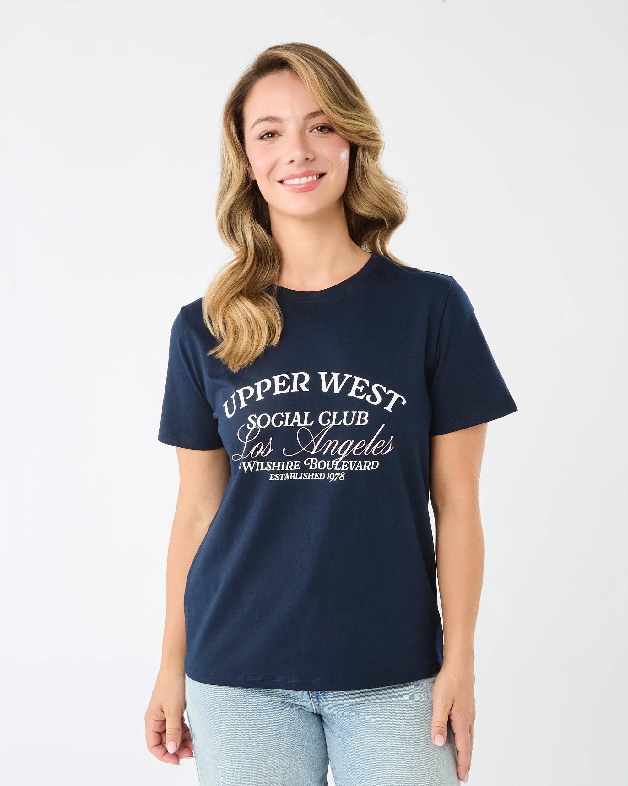 1 Short Sleeve Printed T-shirt Upper West, 1 of 6