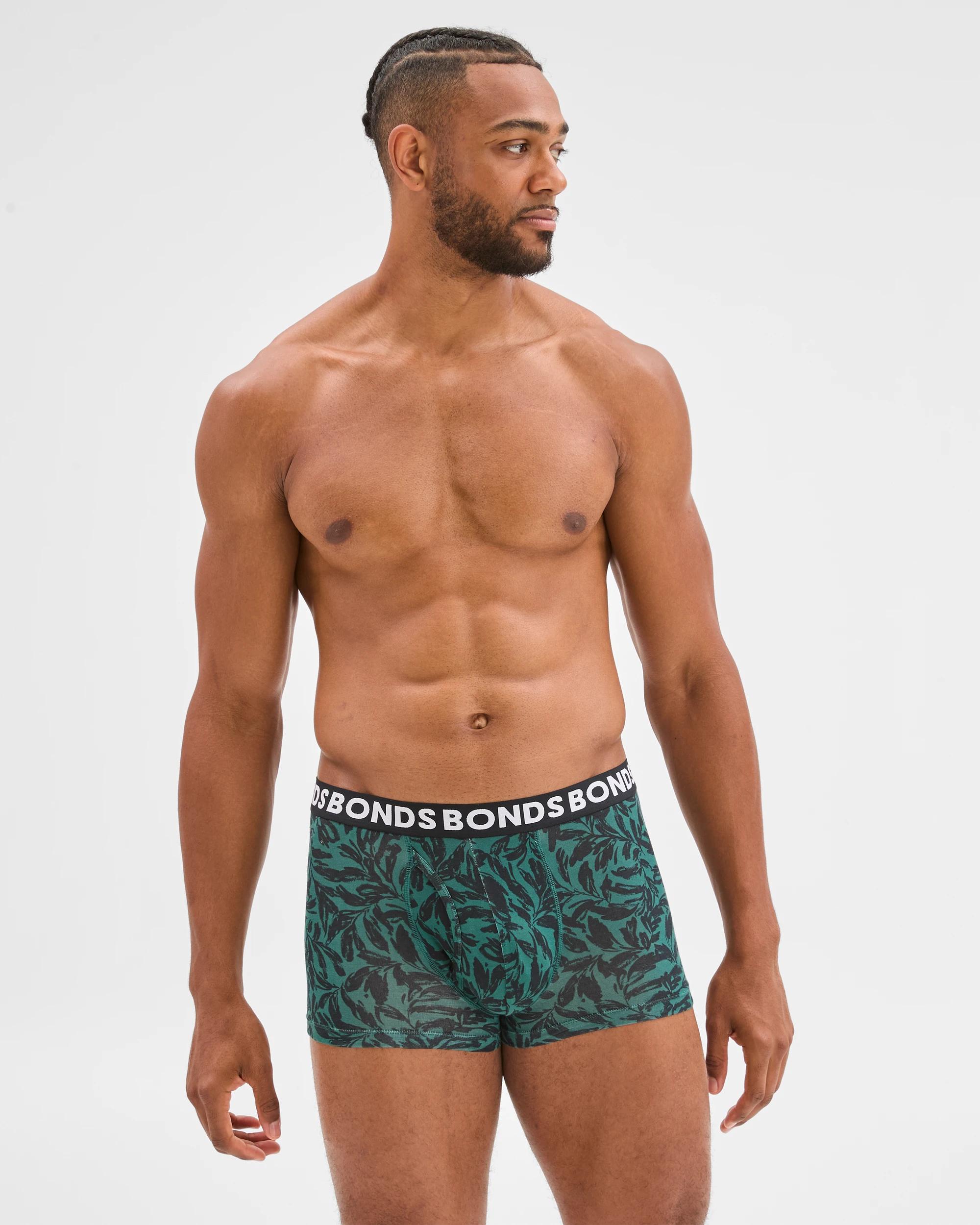 2 Bonds 3 Pack Everyday Trunks INK BRANCH, GREEN, BLACK, 2 of 4