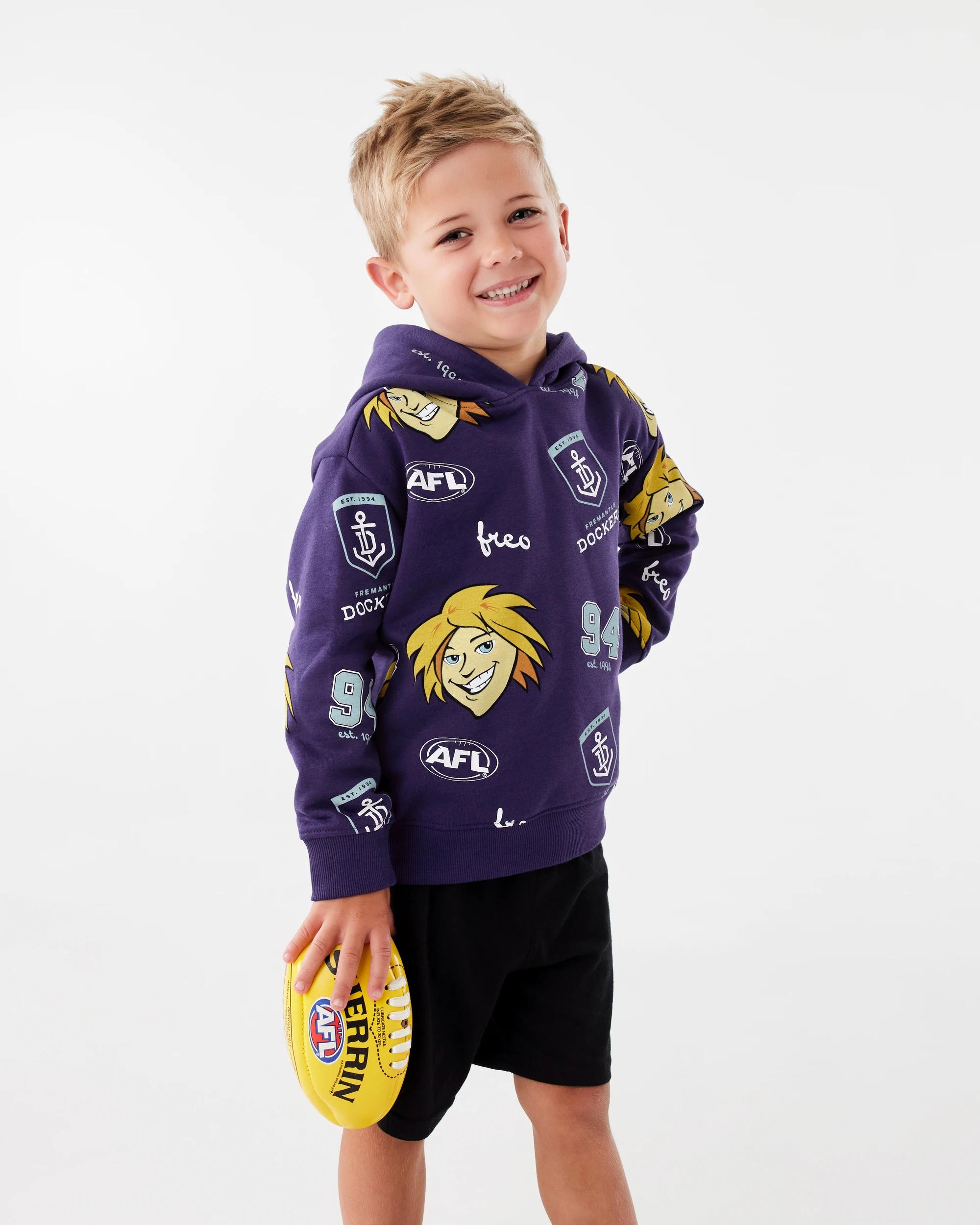 8 Official AFL Kids Hoodie Fremantle, 8 of 8