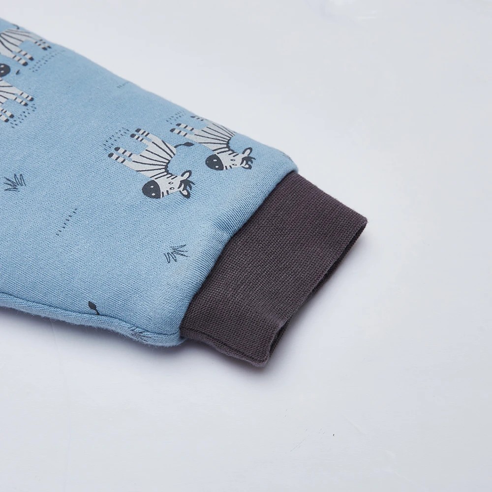 5 Snugtime Printed Long Sleeve Padded Sleeping Bag Zebra Medium, 5 of 6