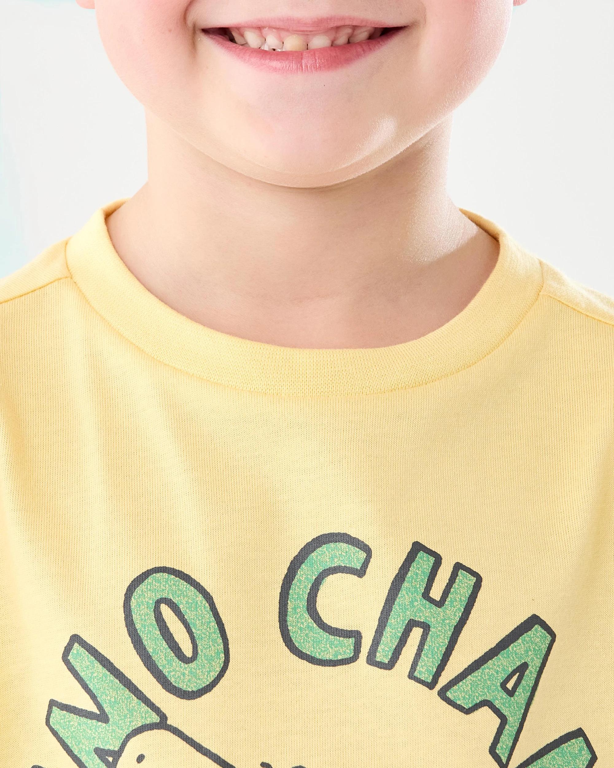 4 Chest Print T-shirt Ylw Dino, 4 of 10