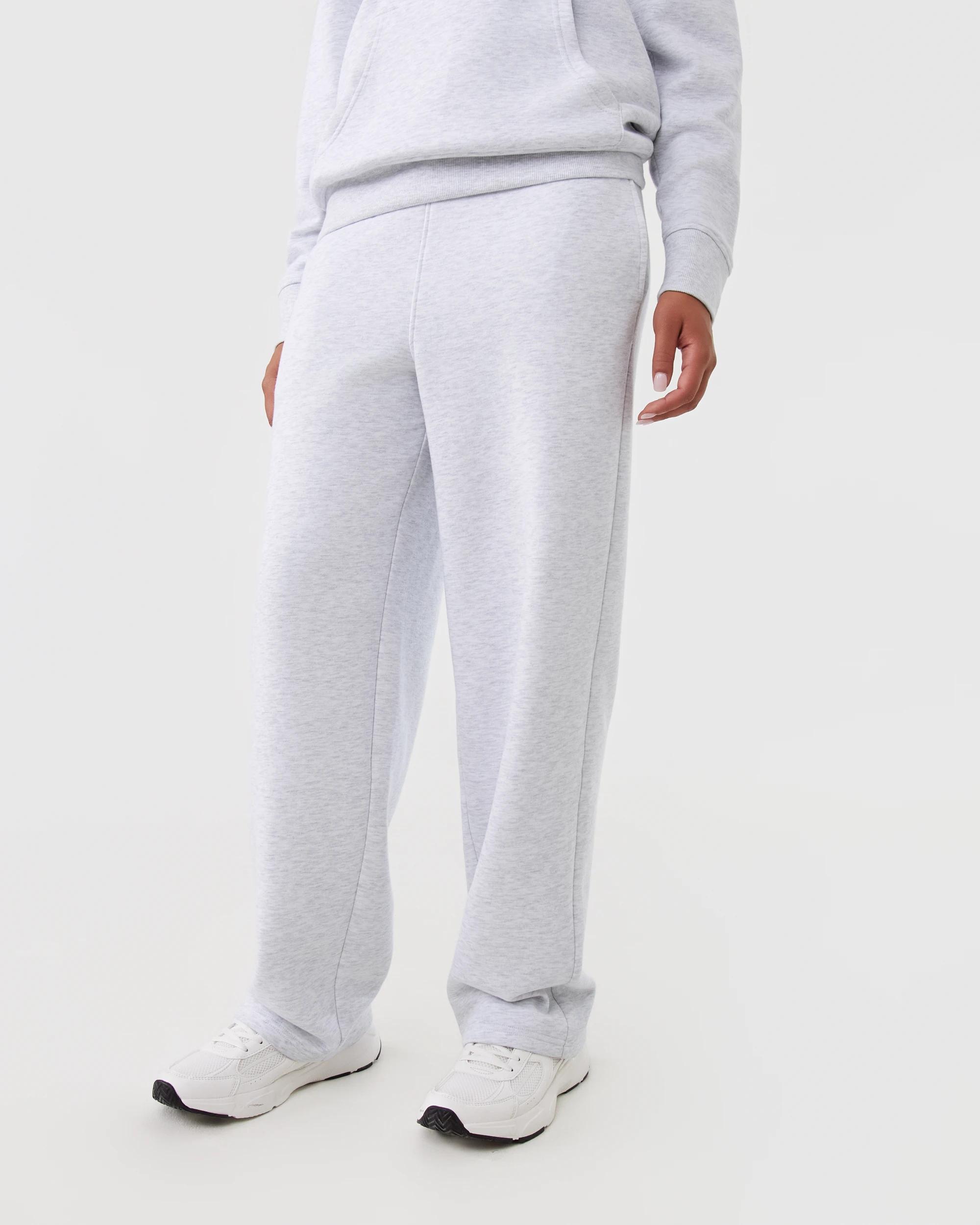 1 Active Womens Essential Straight Leg Trackpants Heather, 1 of 6