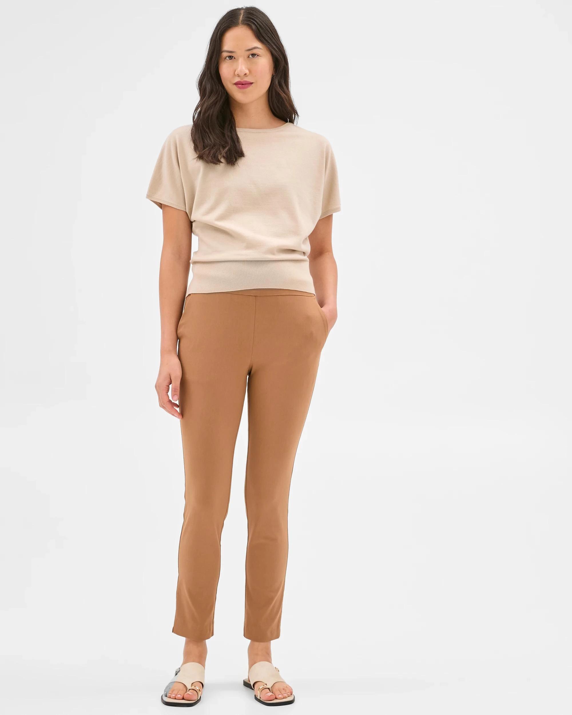 2 Preview Carrie Bengaline Ankle Length Pants TIGER EYE, 2 of 6