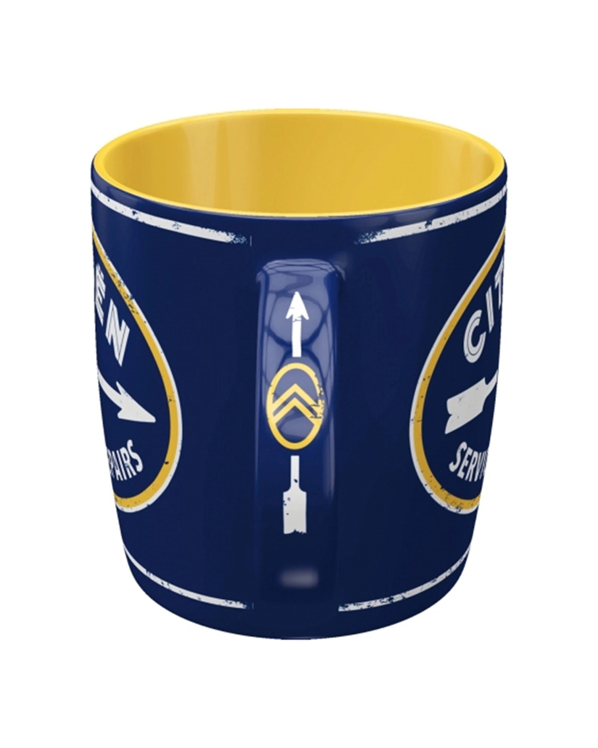 3 Nostalgic-Art Ceramic Mug 330ml Mug - Citroen Service And Repairs - Blue, 3 of 4