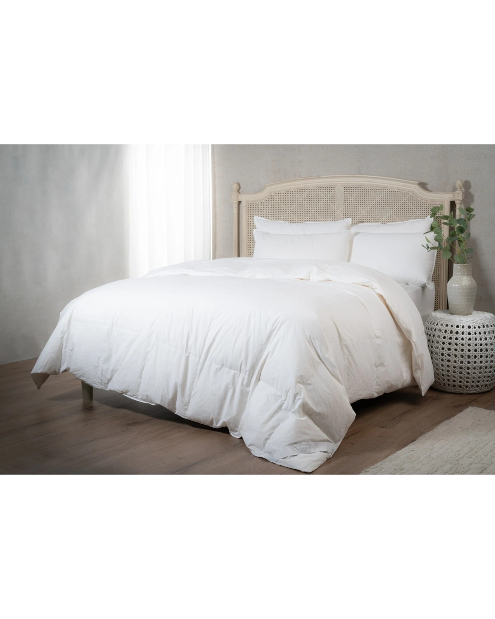 5 ONKAPARINGA Hungarian Goose Down Feather Quilt Doona Bedding - Queen Bed - White, 5 of 7