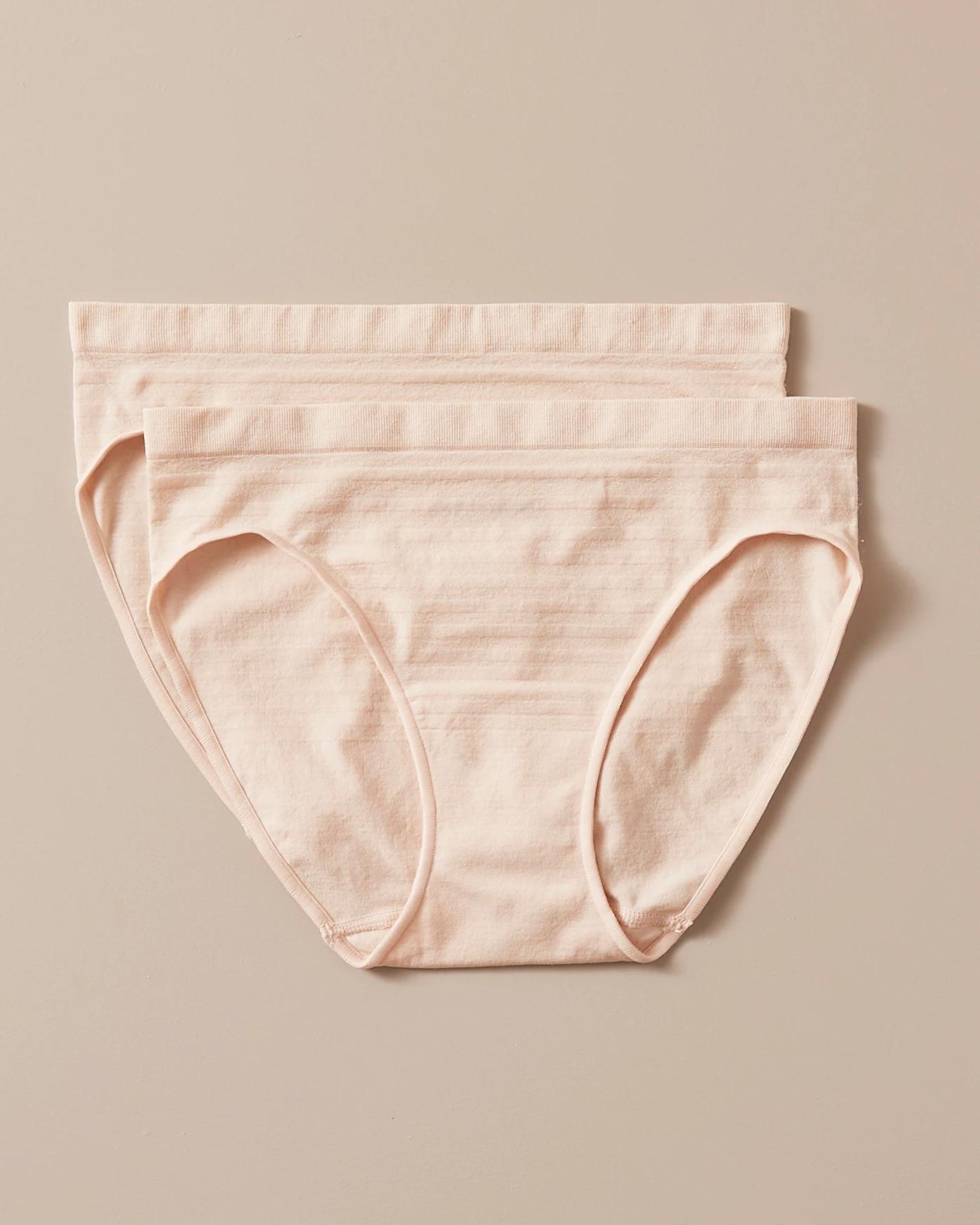 8 Target 2 Pack Matte and Shine Seamfree Bikini Briefs CRYSTAL MAUVE, 8 of 8